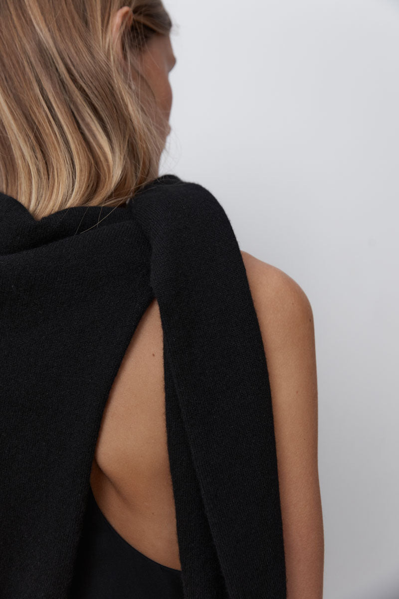 Cashmere Sweater - Black - 4