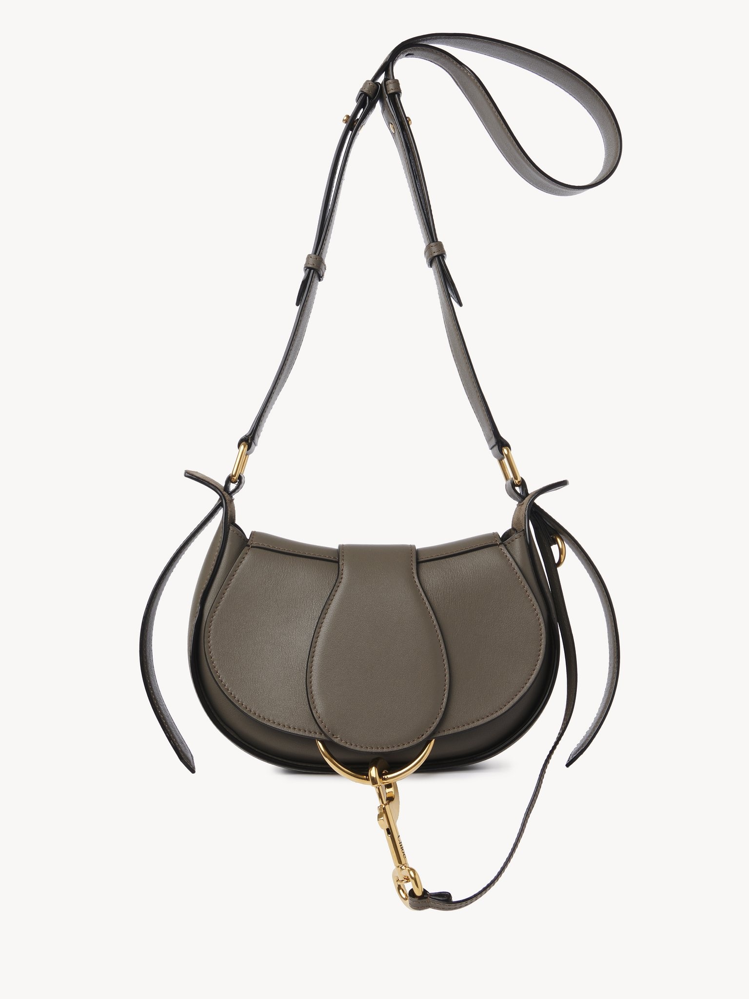 SMALL CHLOÉ RIDE CROSSBODY BAG IN SOFT LEATHER - 5