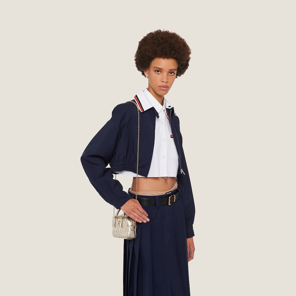 Matelassé nappa leather top-handle mini-bag - 2
