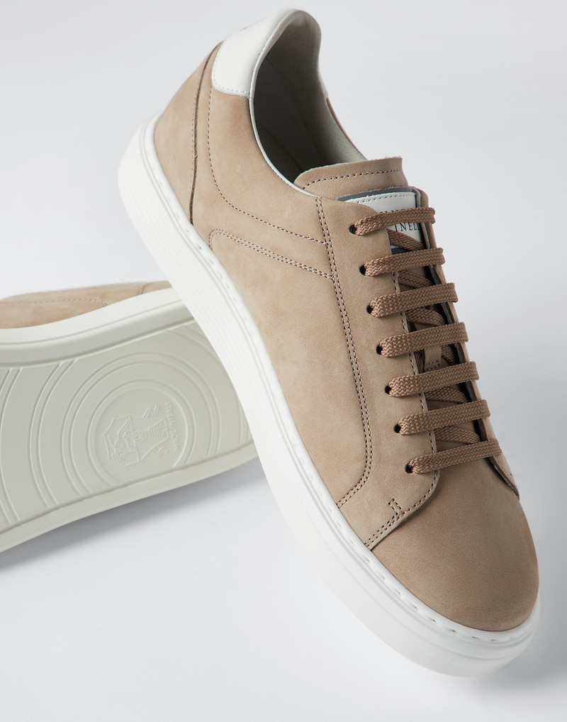 Nubuck calfskin sneakers 4