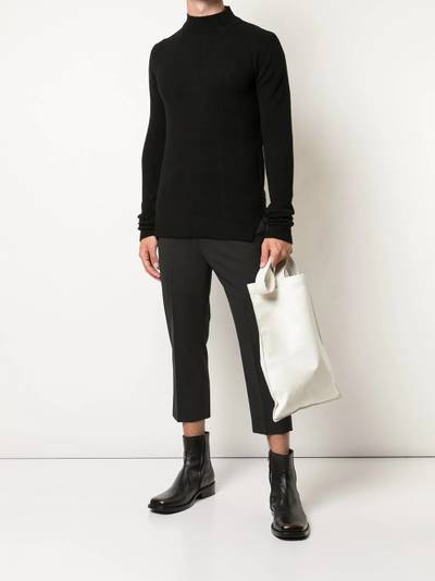 Rick Owens turtle neck knit jumper outlook