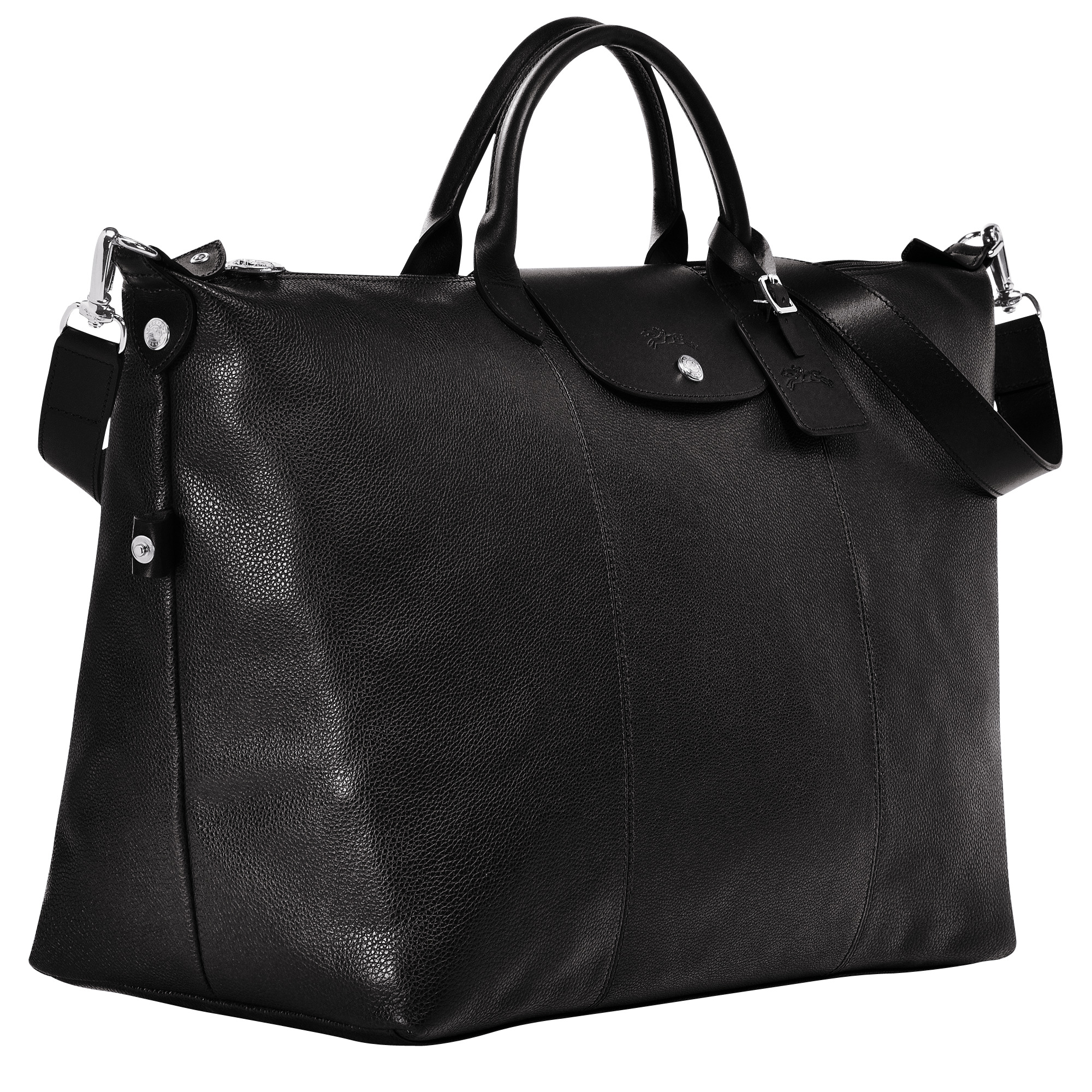 Le Foulonné M Travel bag Black - Leather - 3
