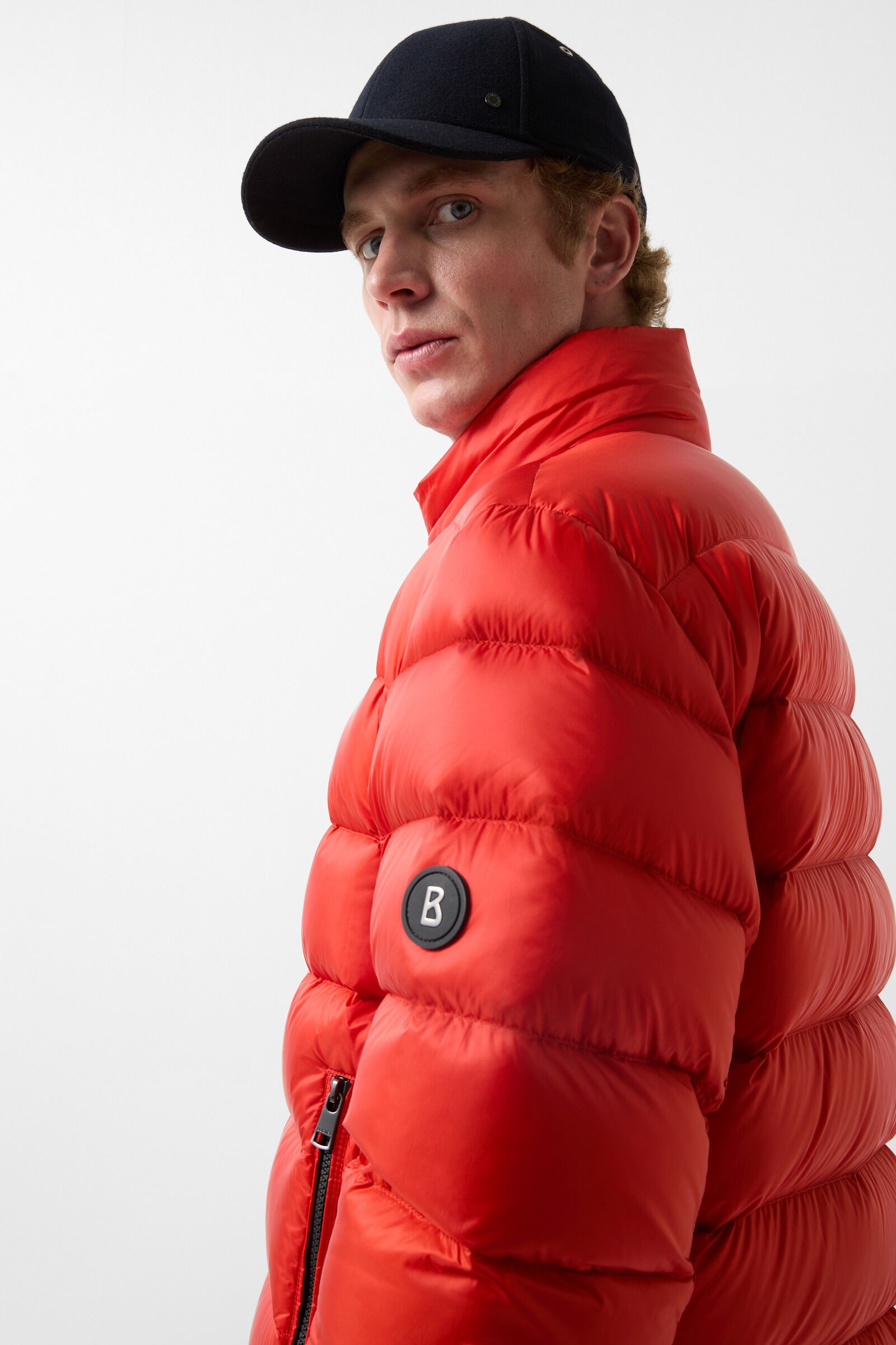 Hugh Down jacket in Red - 7