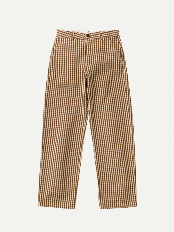 Willa Pants Gingham Oak - 1