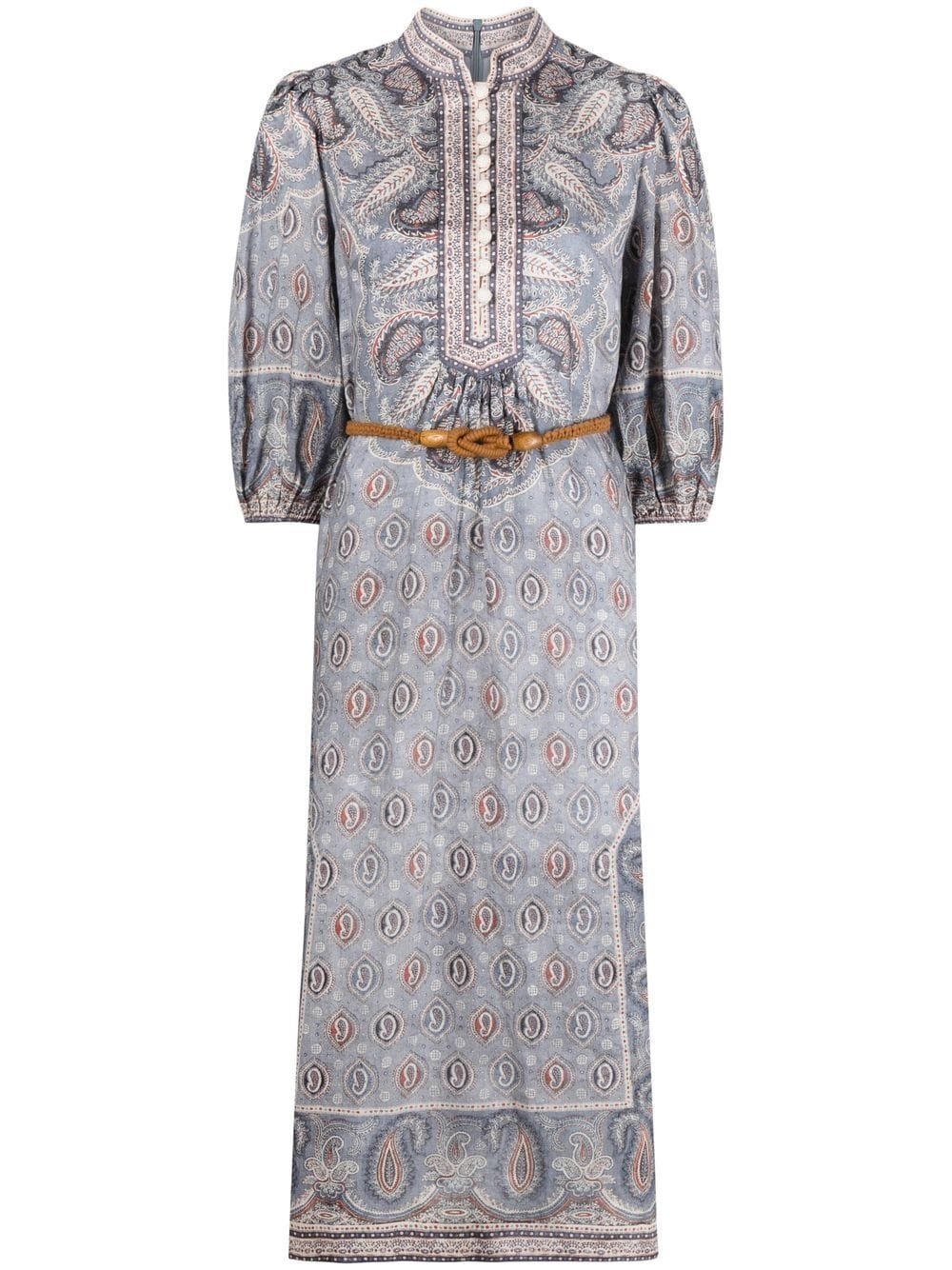 Vitali paisley-print dress - 1