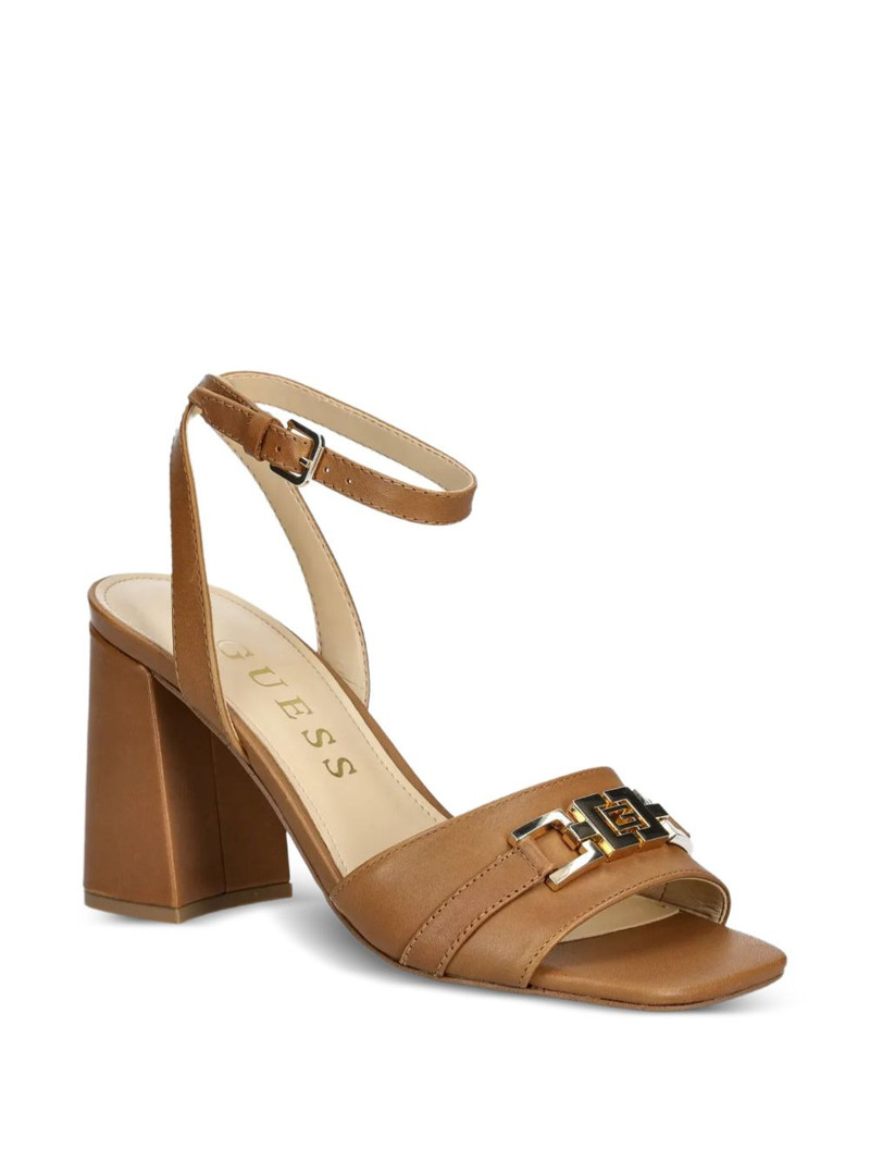GUESS USA 85mm Grato block-heel ankle-strap sandals outlook