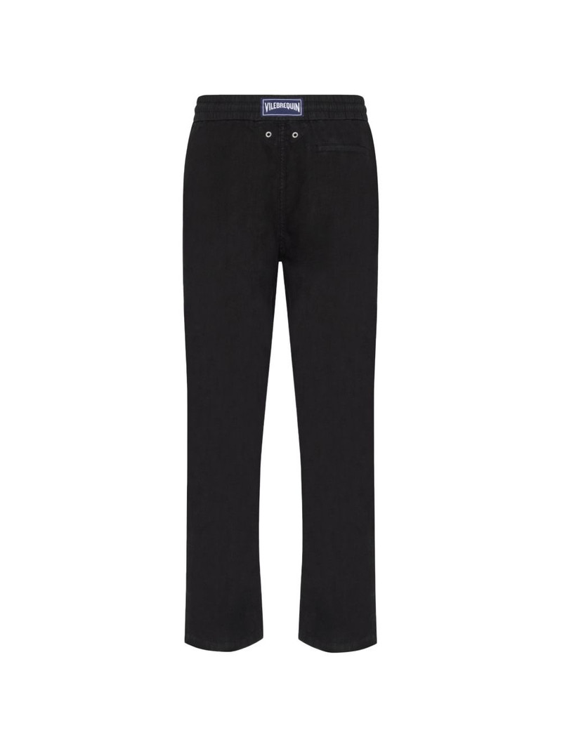 drawstring regular-fit trousers 4