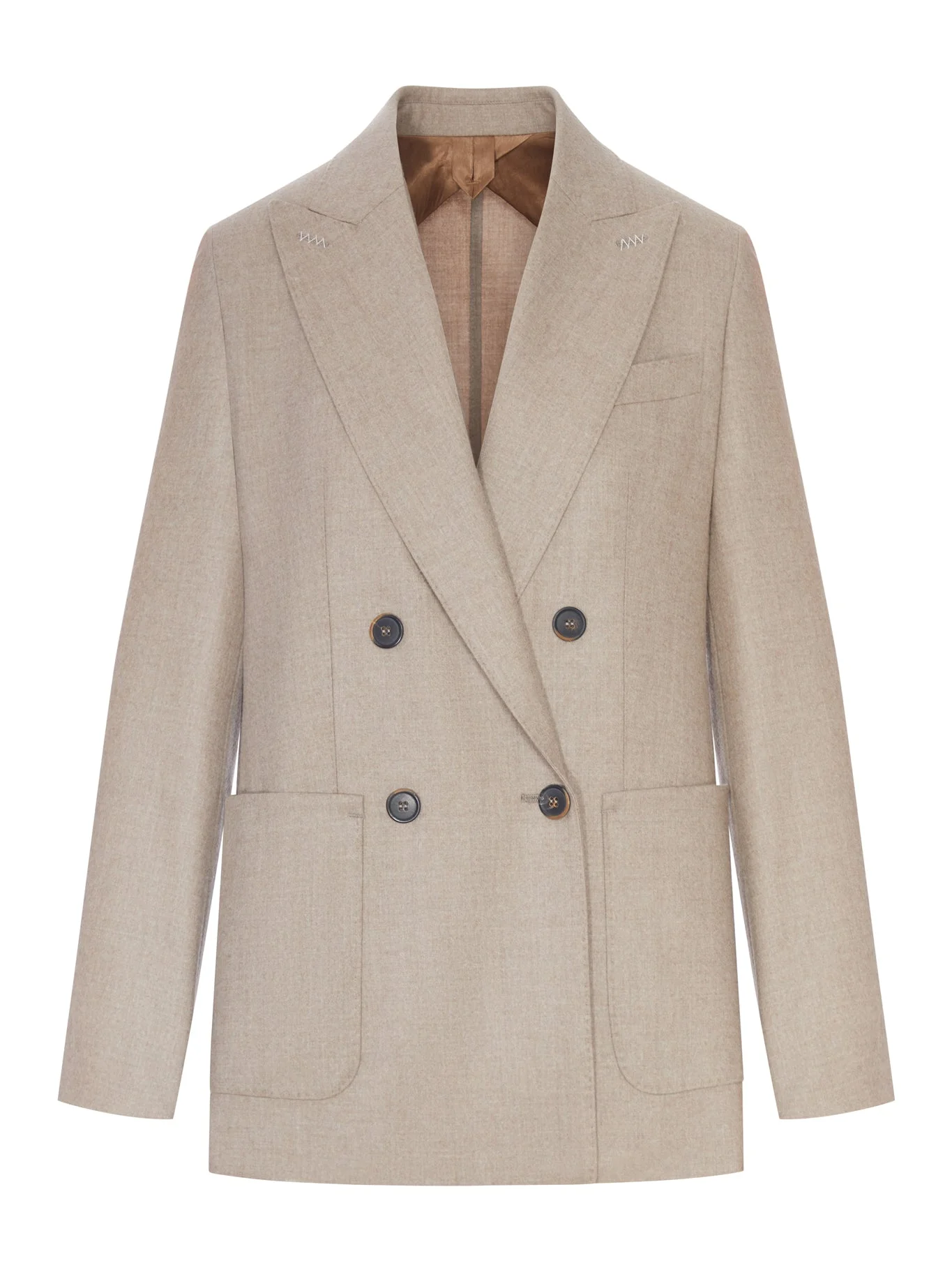 CASHMERE FOULÉ BLAZER - 1
