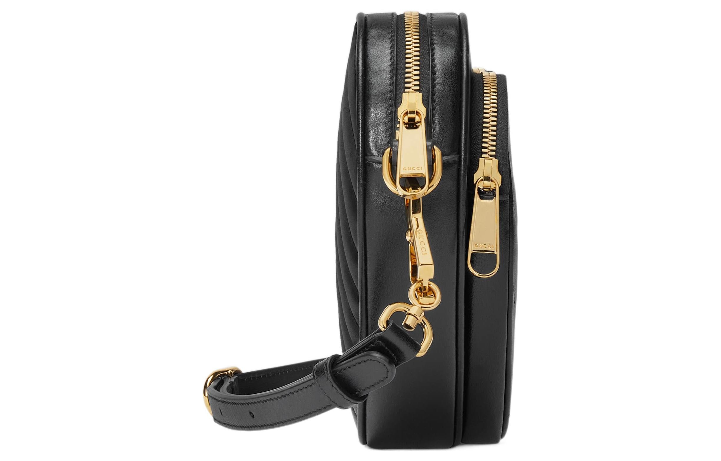 (WMNS) Gucci Interlocking G Mini Heart Shoulder Bag 'Black' 751628-AACCL-1000 - 4