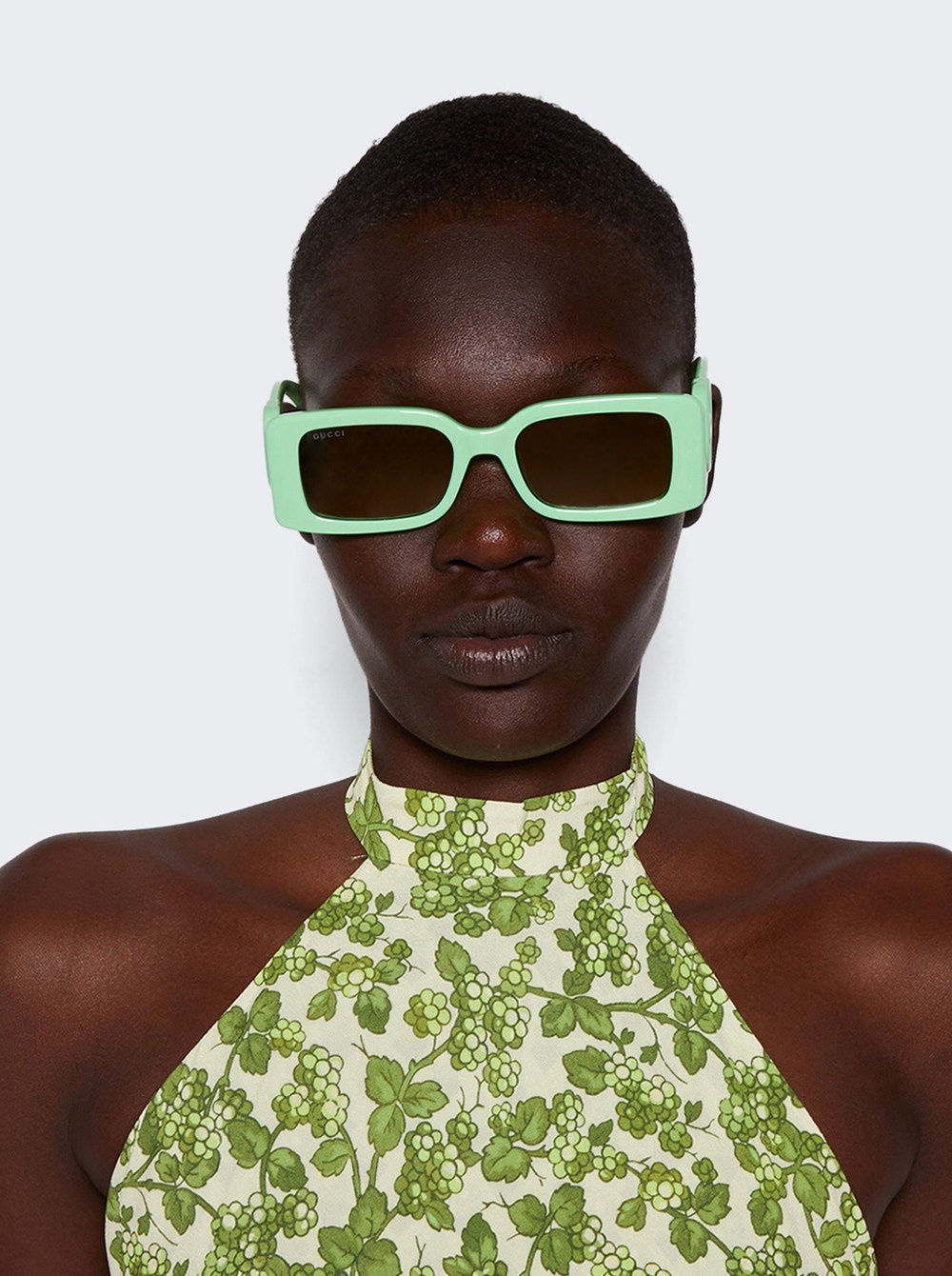 Rectangular Sunglasses Green - 2