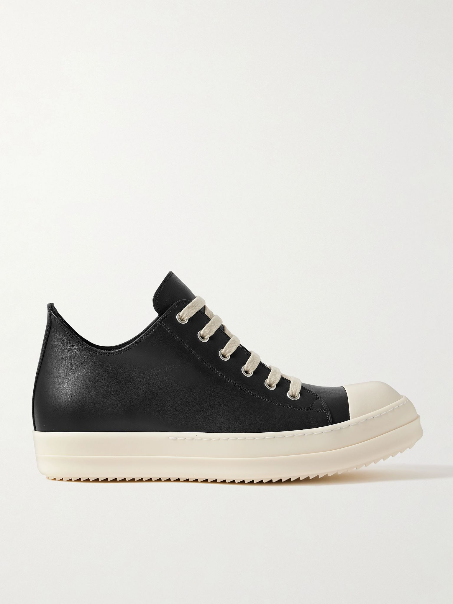 Ramones Leather Sneakers Black - 1