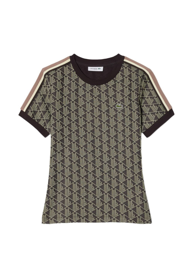 slim-fit monogram T-shirt 1