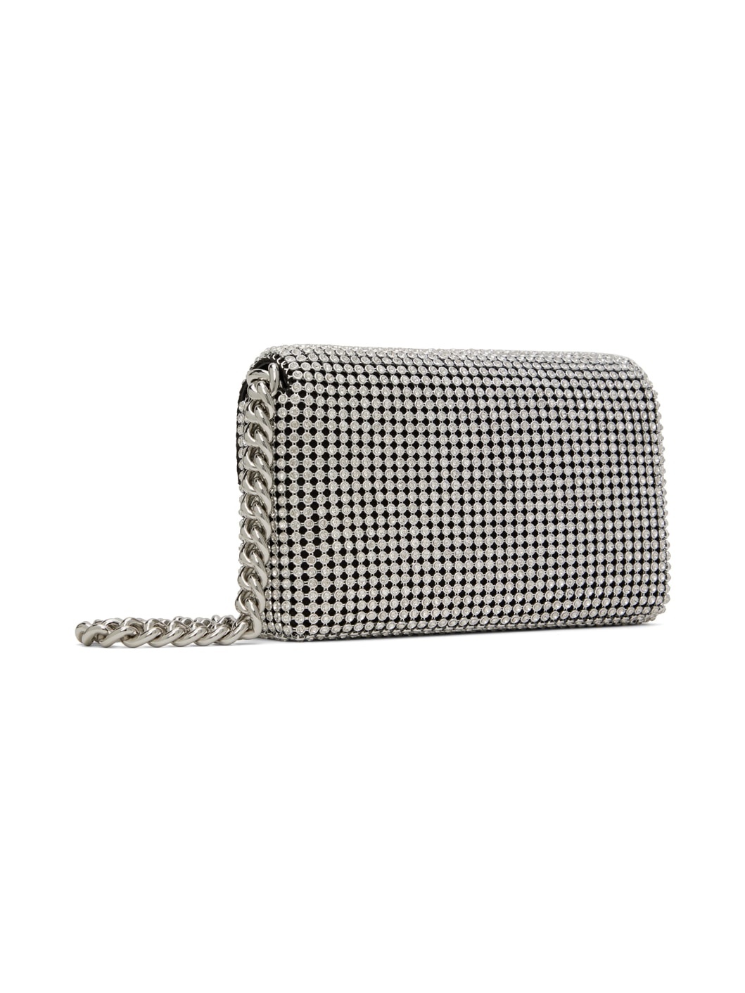 Silver 'The Rhinestone J Marc Mini' Shoulder Bag - 3