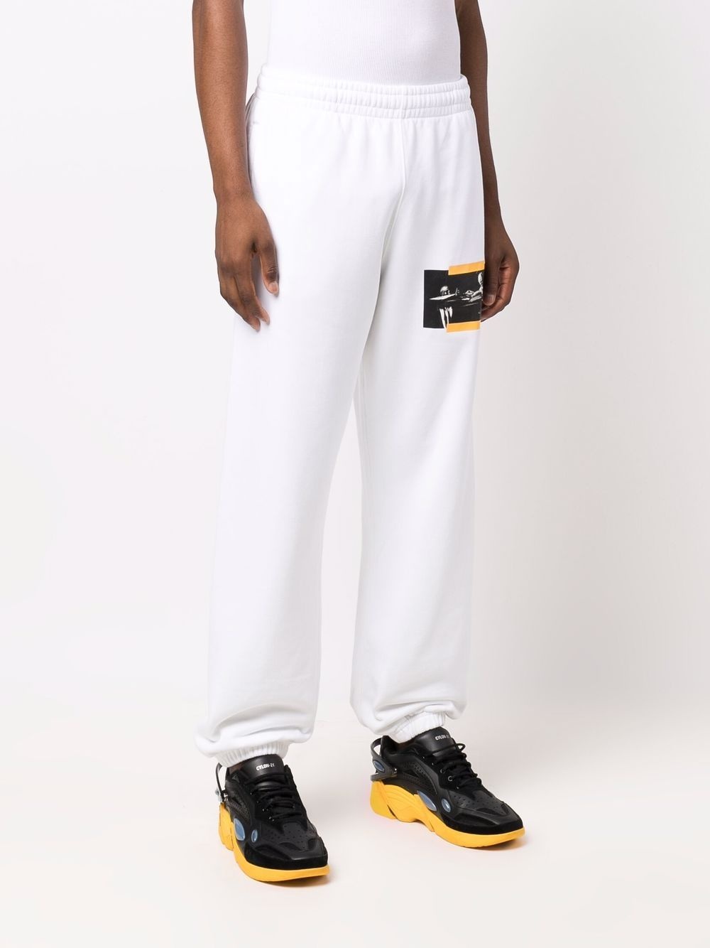 Caravaggio painting slim track pants - 3