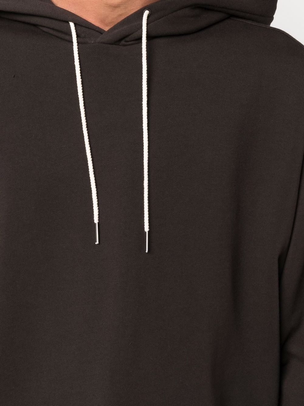 drawstring long-sleeve hoodie - 5