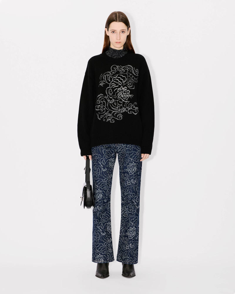 'KENZO Star Tiger' genderless embroidered wool jumper 5