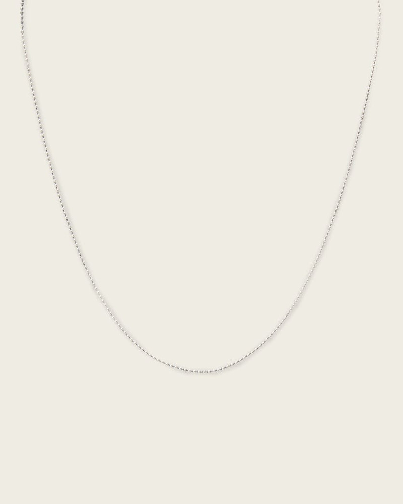 AXL STERLING SILVER CURB NECKLACE 1