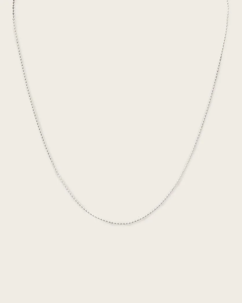 AXL STERLING SILVER CURB NECKLACE - 1