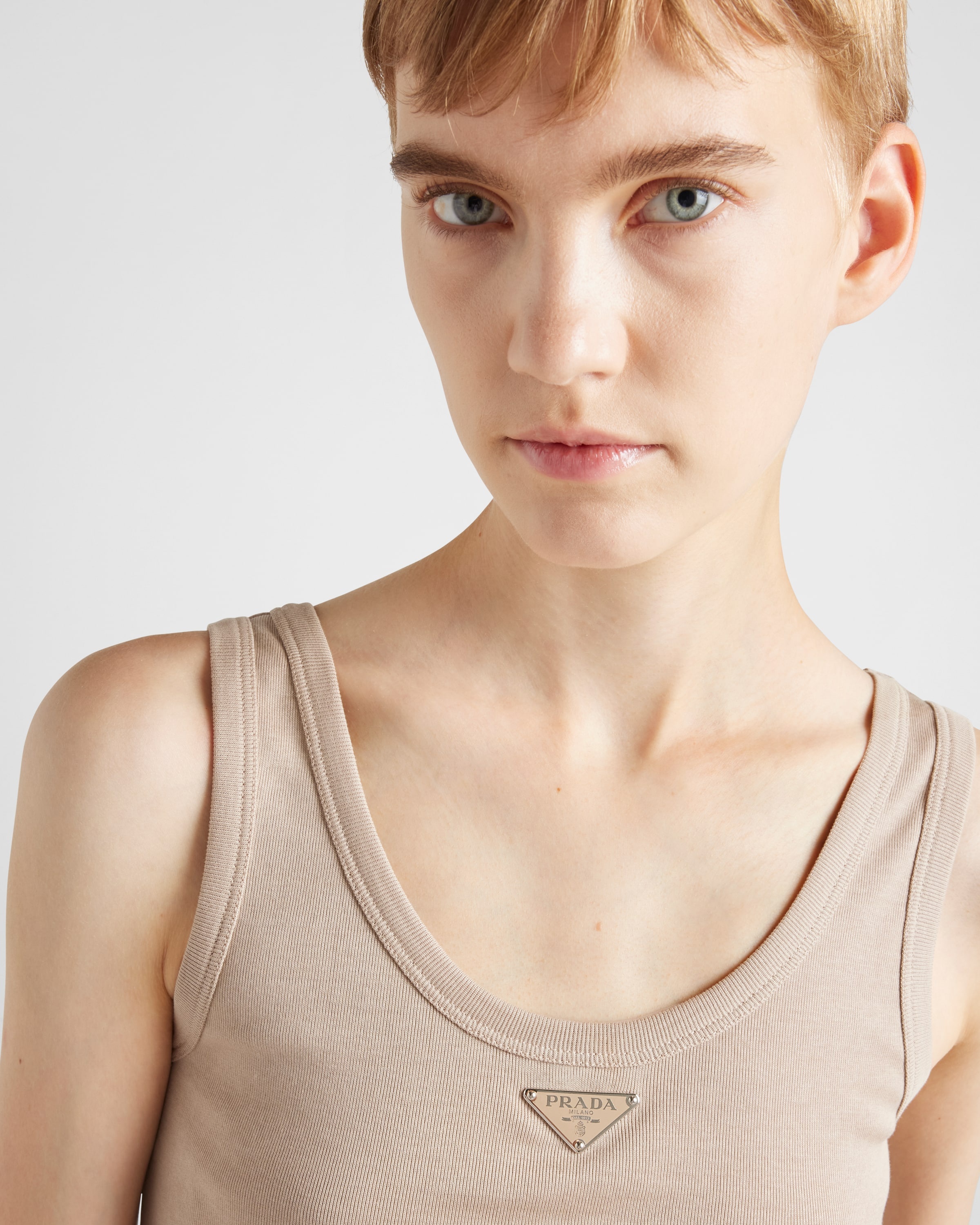 Ribbed knit crop top - 3