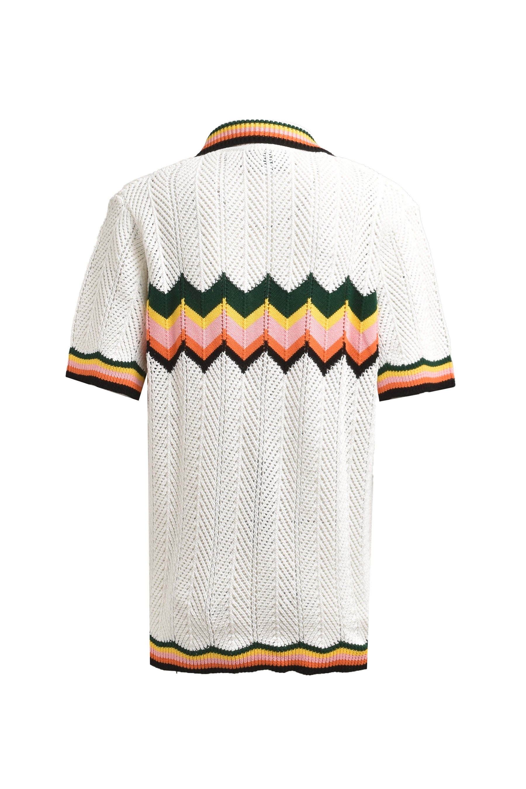 CHEVRON LACE SHIRT / WHT MULTI - 2