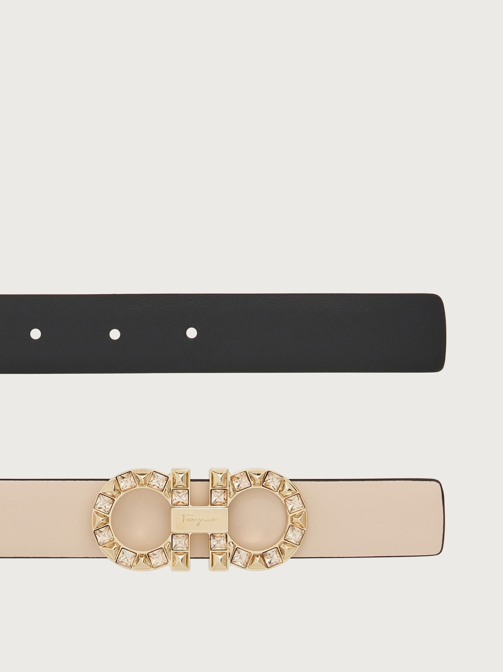 Reversible Gancini belt - 2