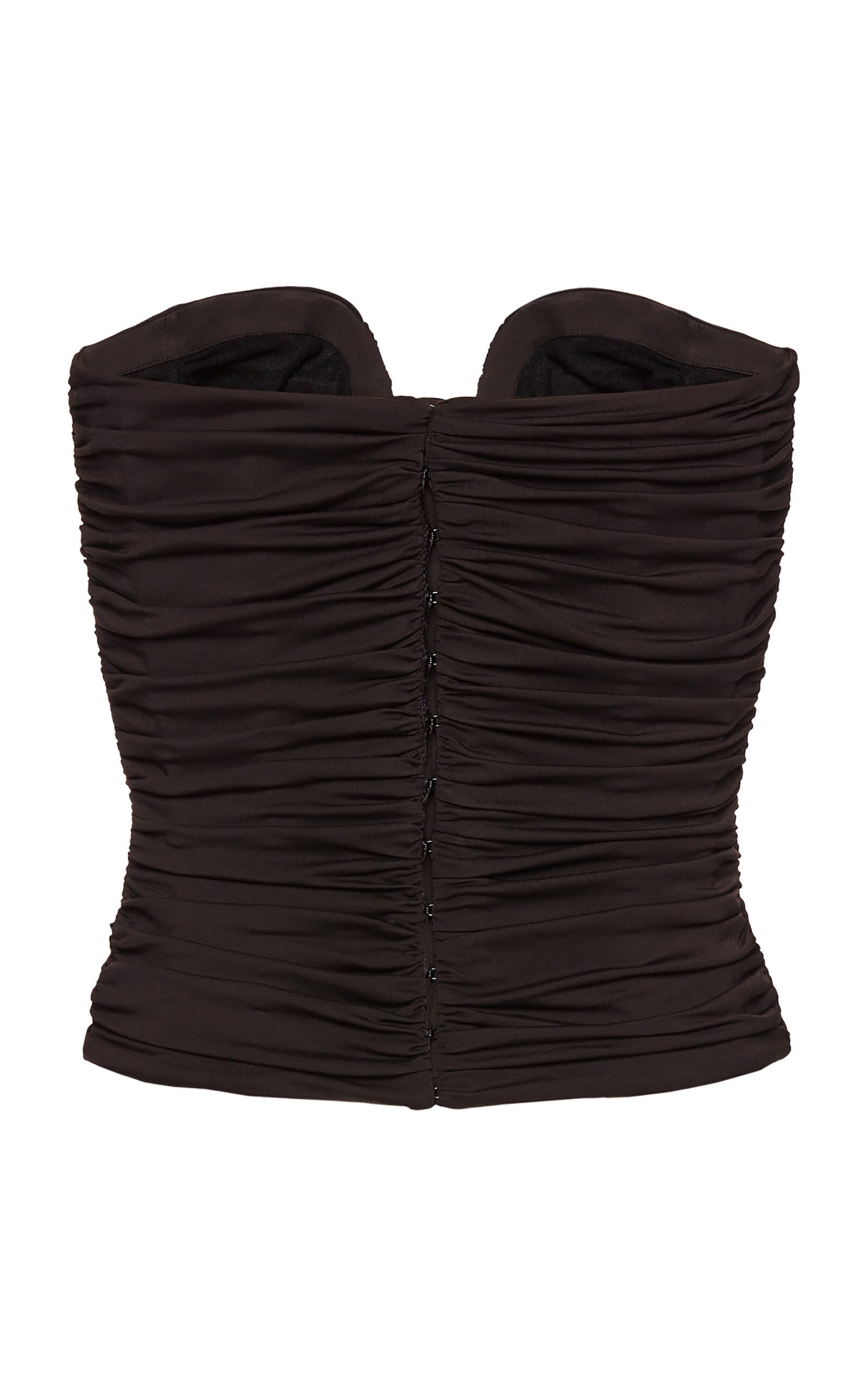 Strapless Stretch Corset brown - 2