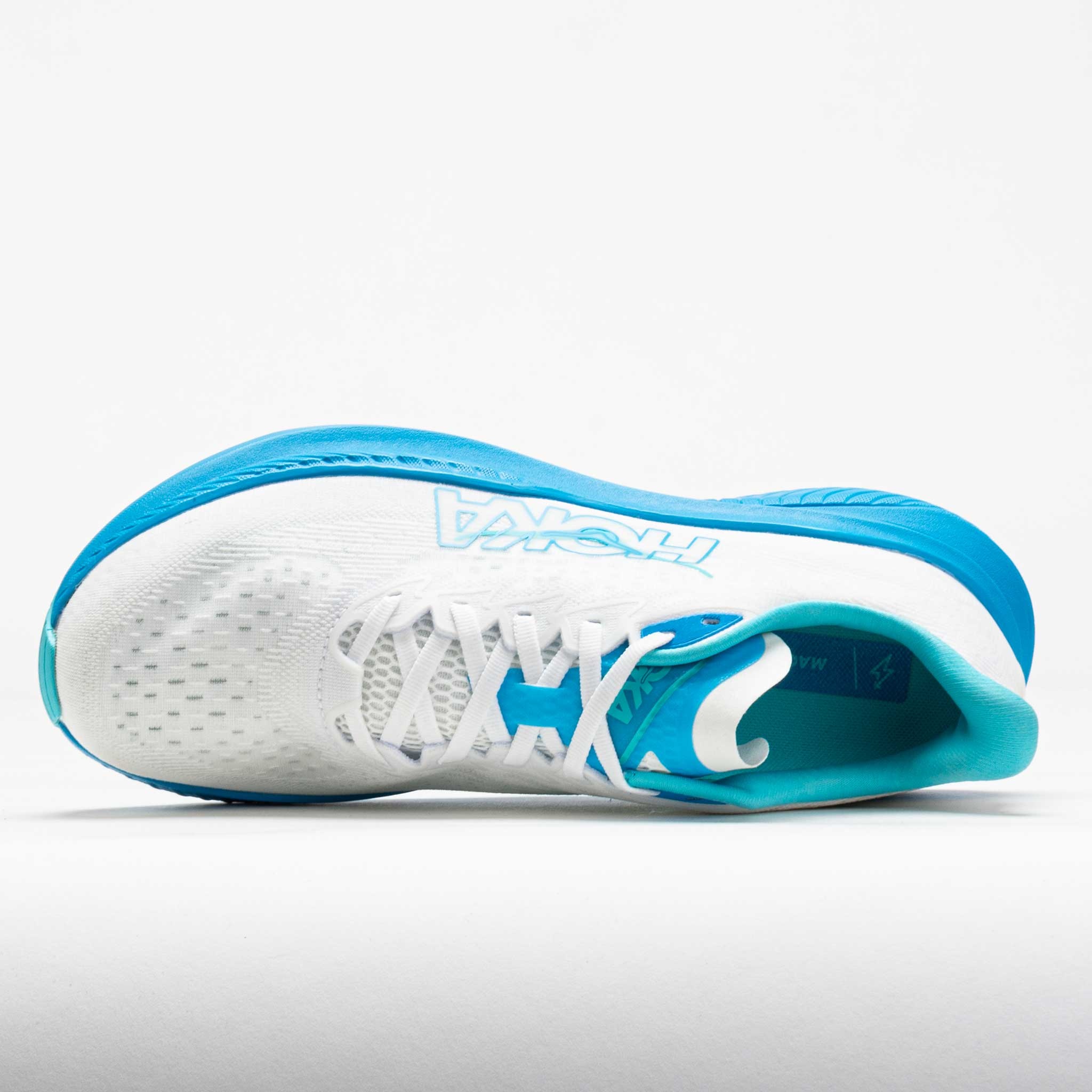 HOKA Mach 6 Men's White/Skyward Blue - 3