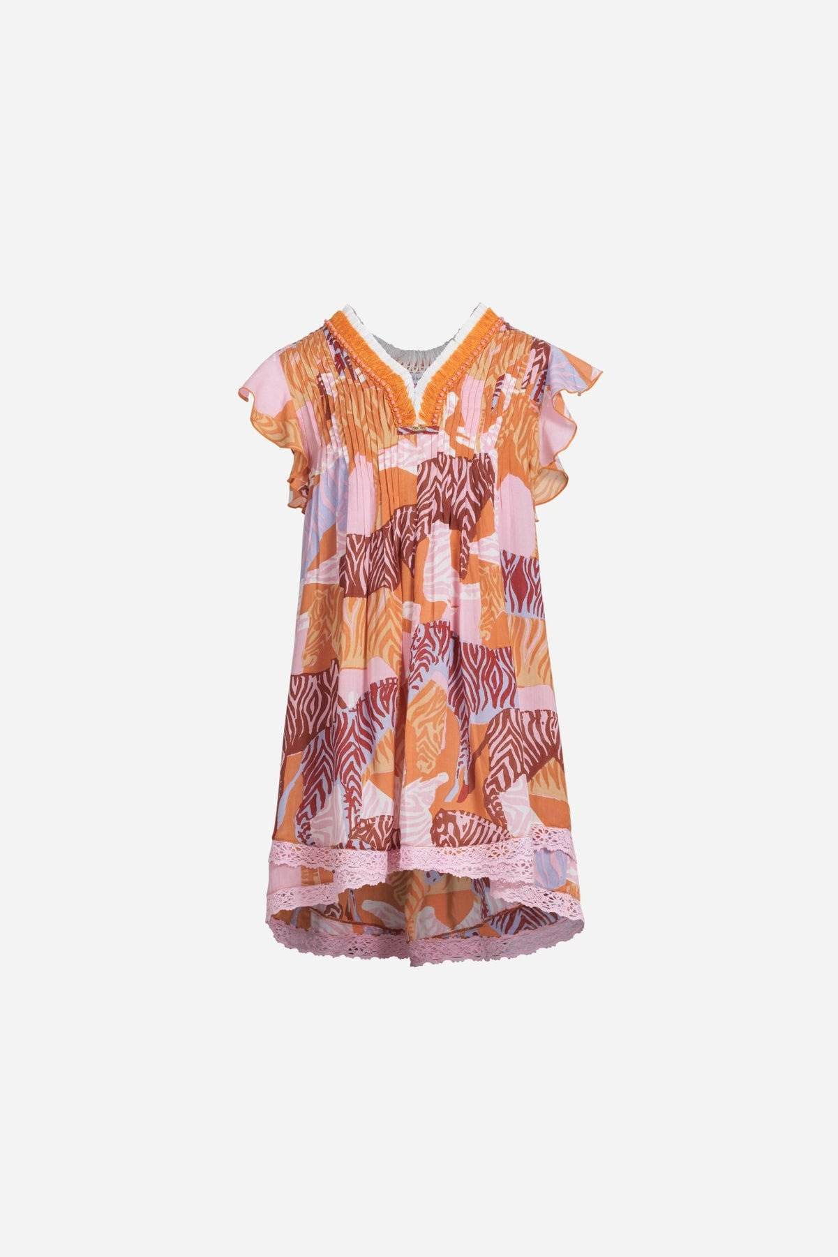 Mini Dress Sasha for girls - Pink Ashanti - 1