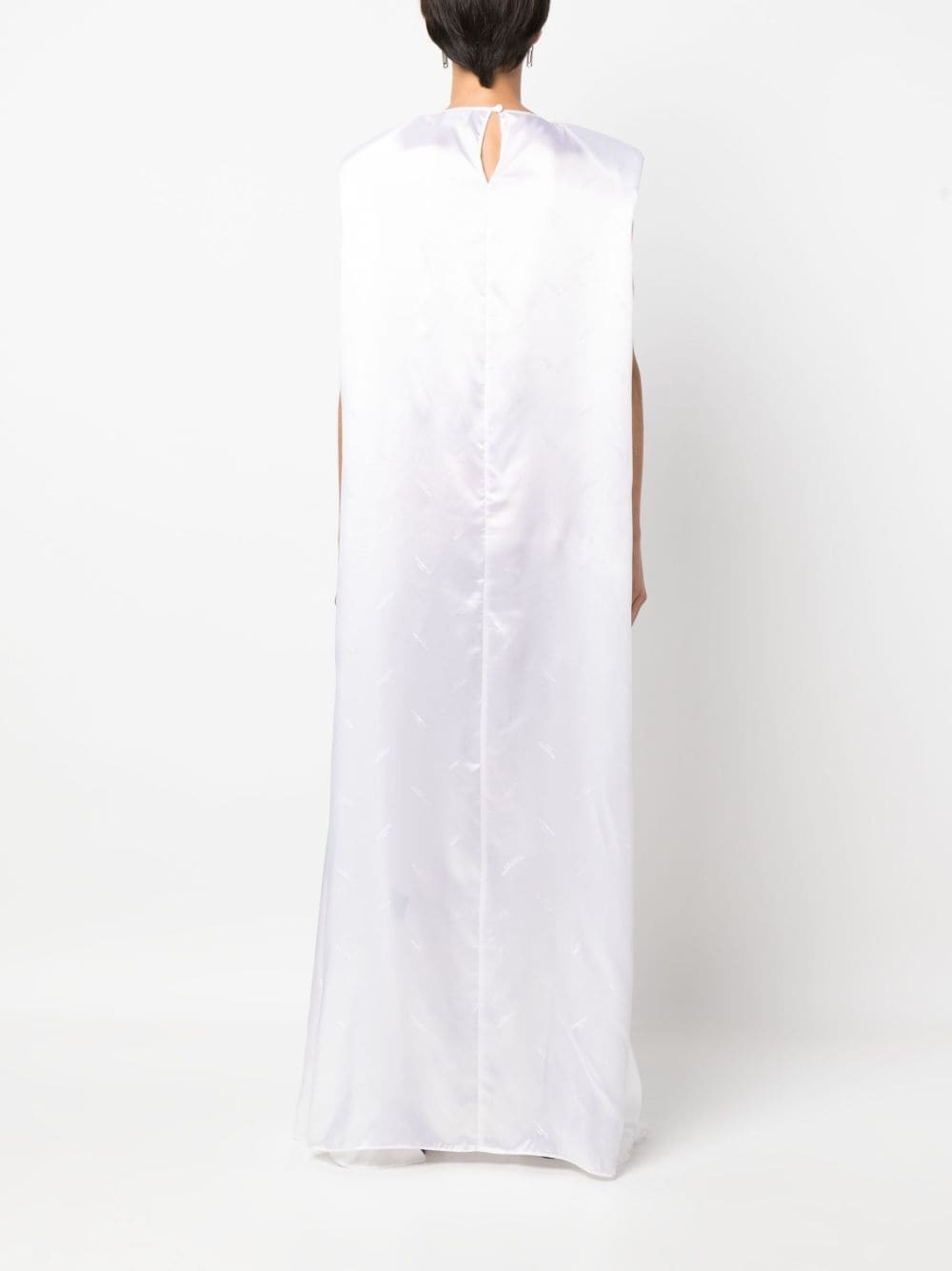 logo-print floor-length dress - 4