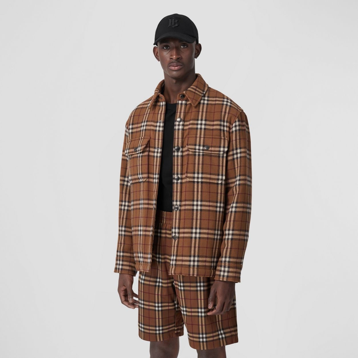 Vintage Check Wool Cotton Overshirt - 7