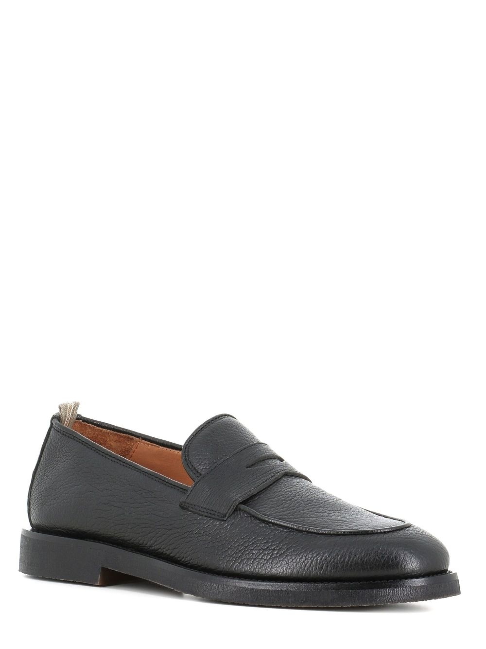 leather penny loafers - 2