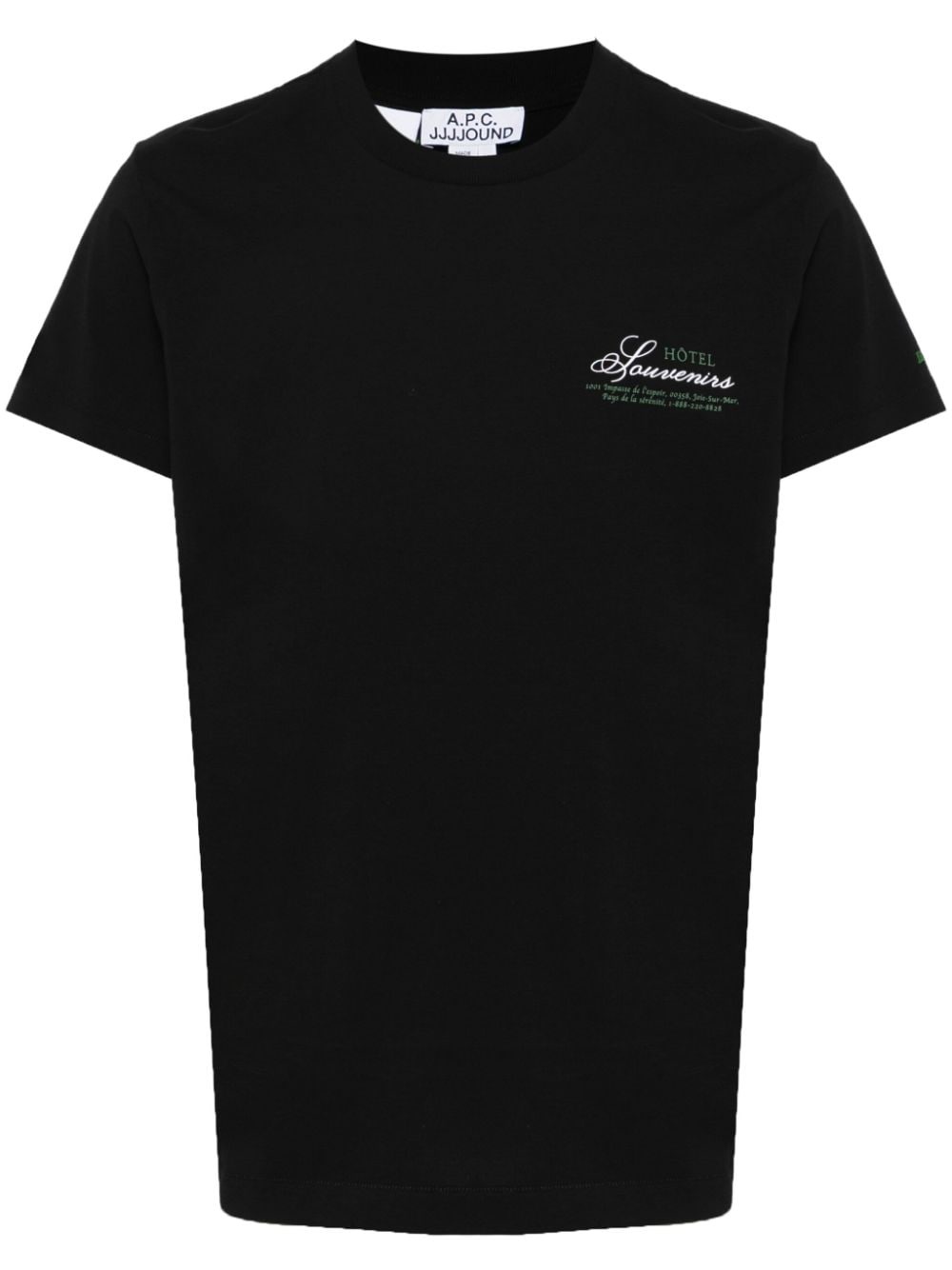 X JJJJound graphic-print cotton T-shirt - 1