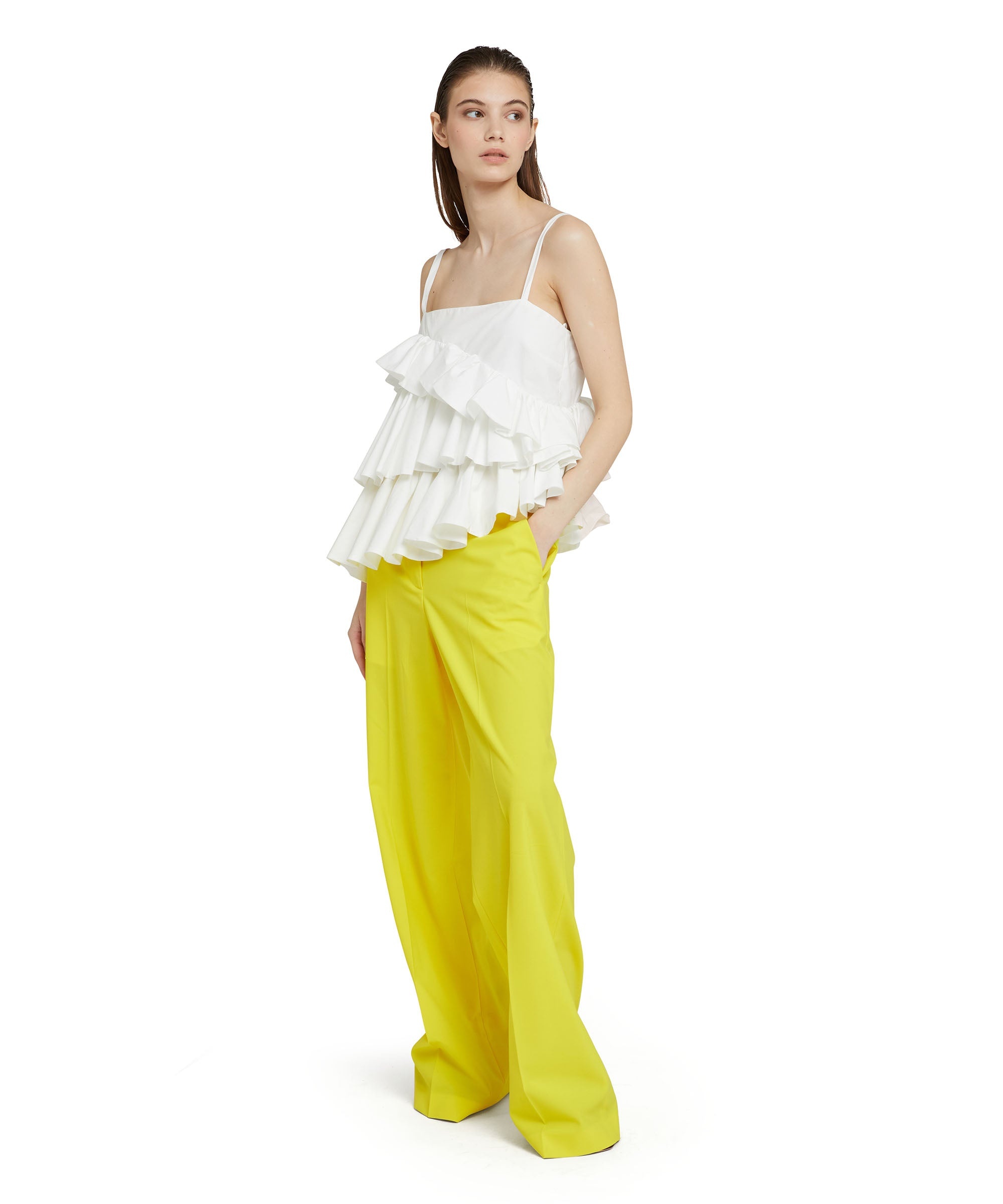 MSGM Fresh wool roomy pants | msgm | REVERSIBLE