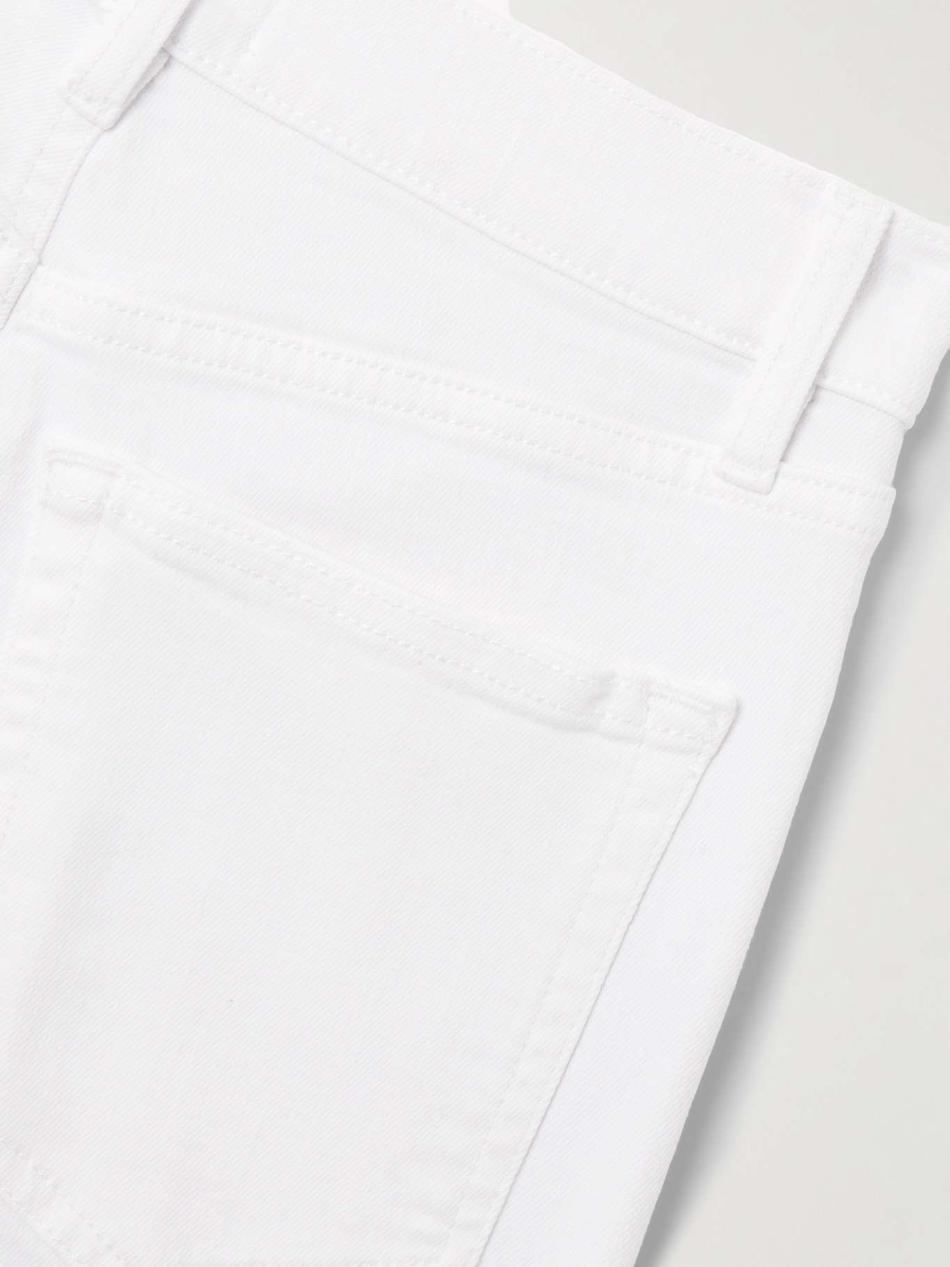 Le Slim Palazzo high-rise wide-leg jeans White - 6