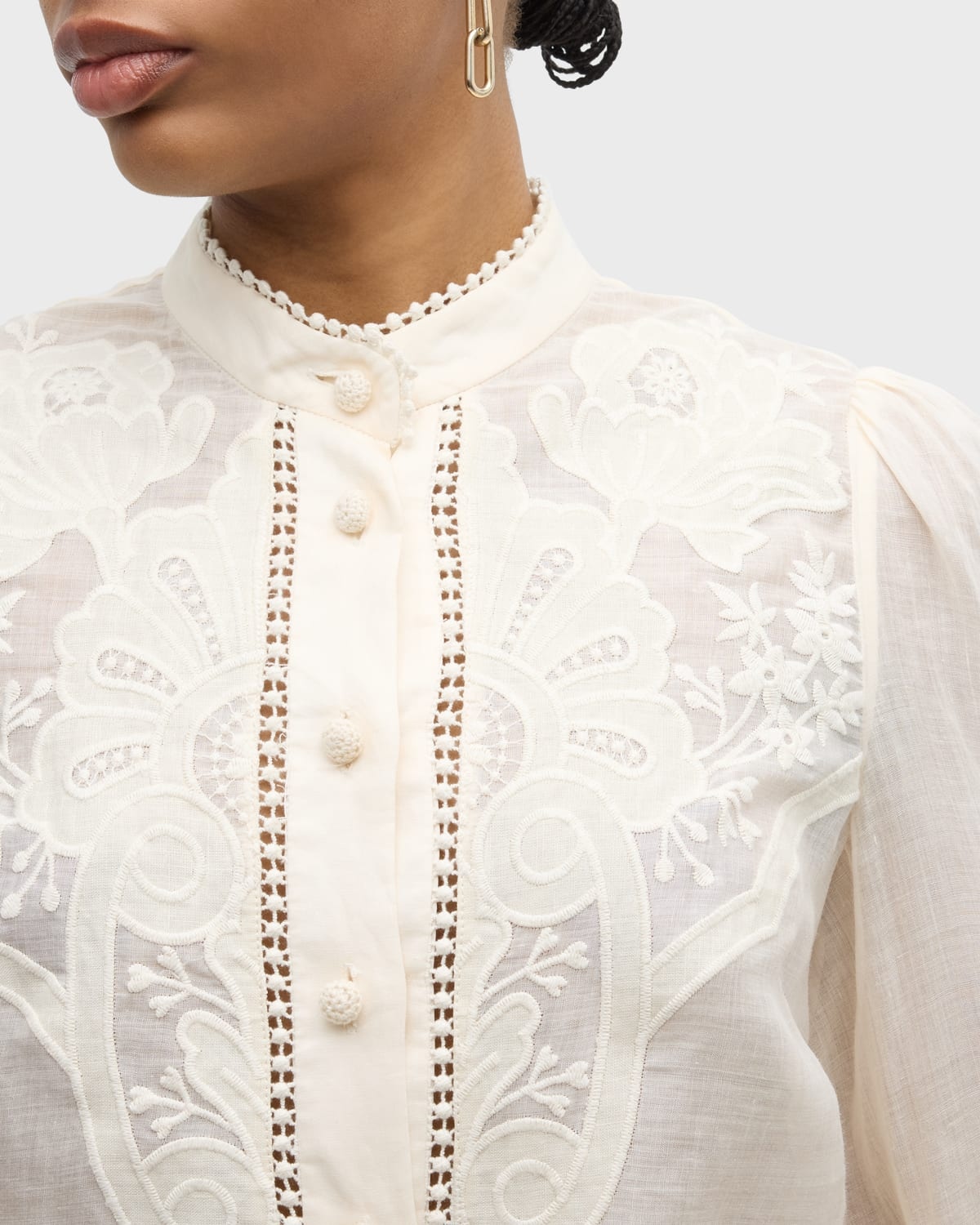 Ottie Embroidered Blouse - 5