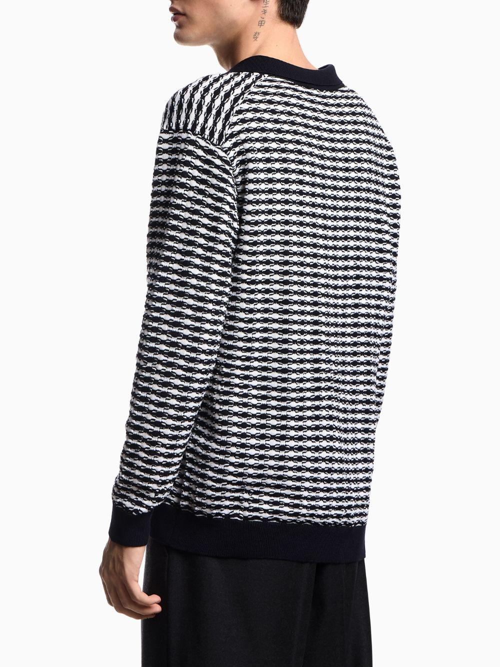 Wool V-Necked Sweater - 2
