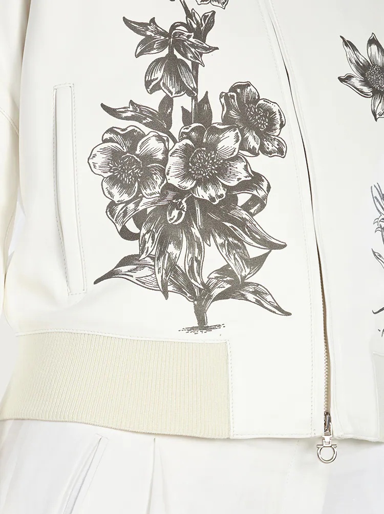 PRINTED NAPPA BLOUSON - 5
