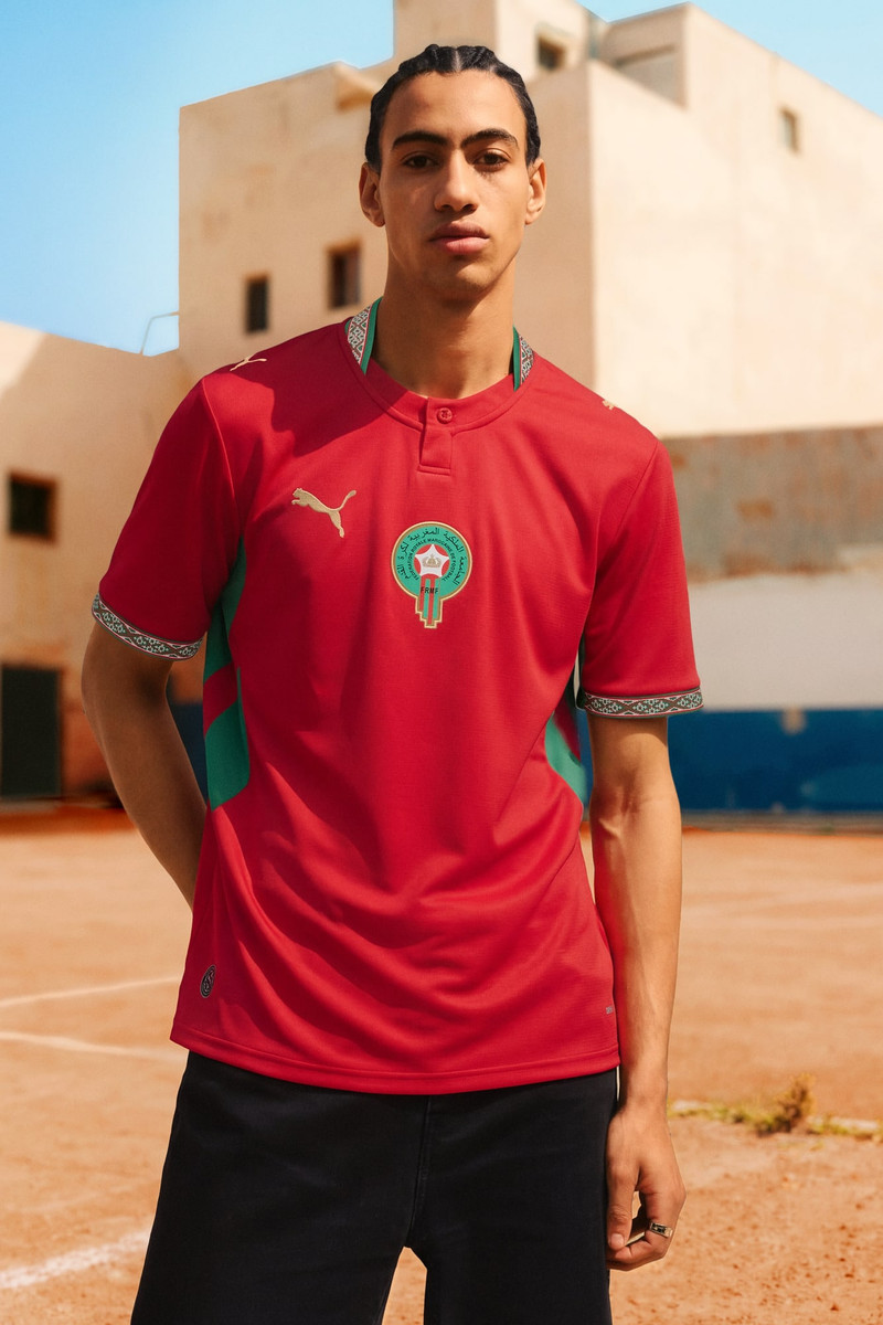 PUMA Morocco Home Men's Soccer Jersey outlook