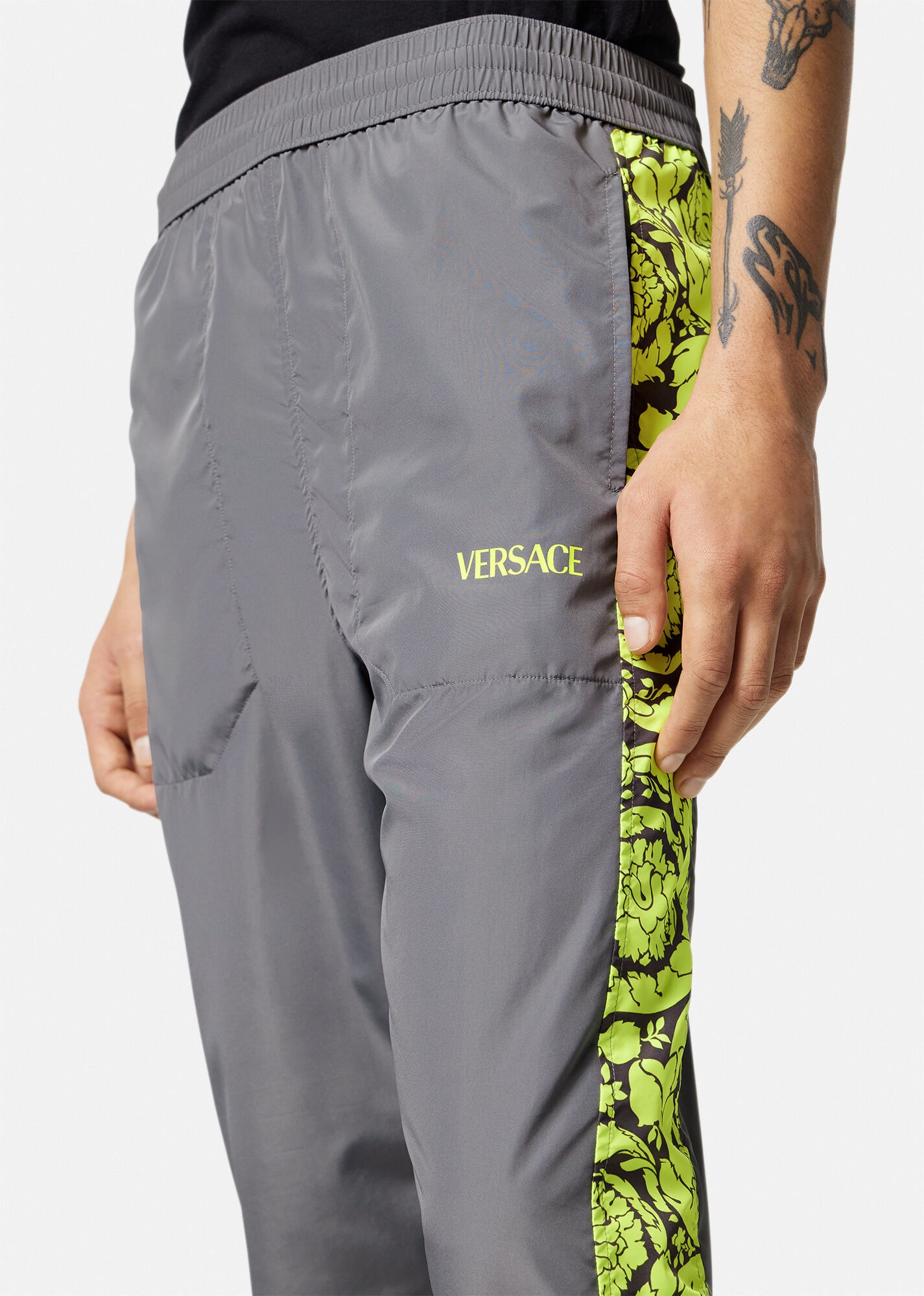 Barocco Silhouette Gym Tracksuit Pants - 5