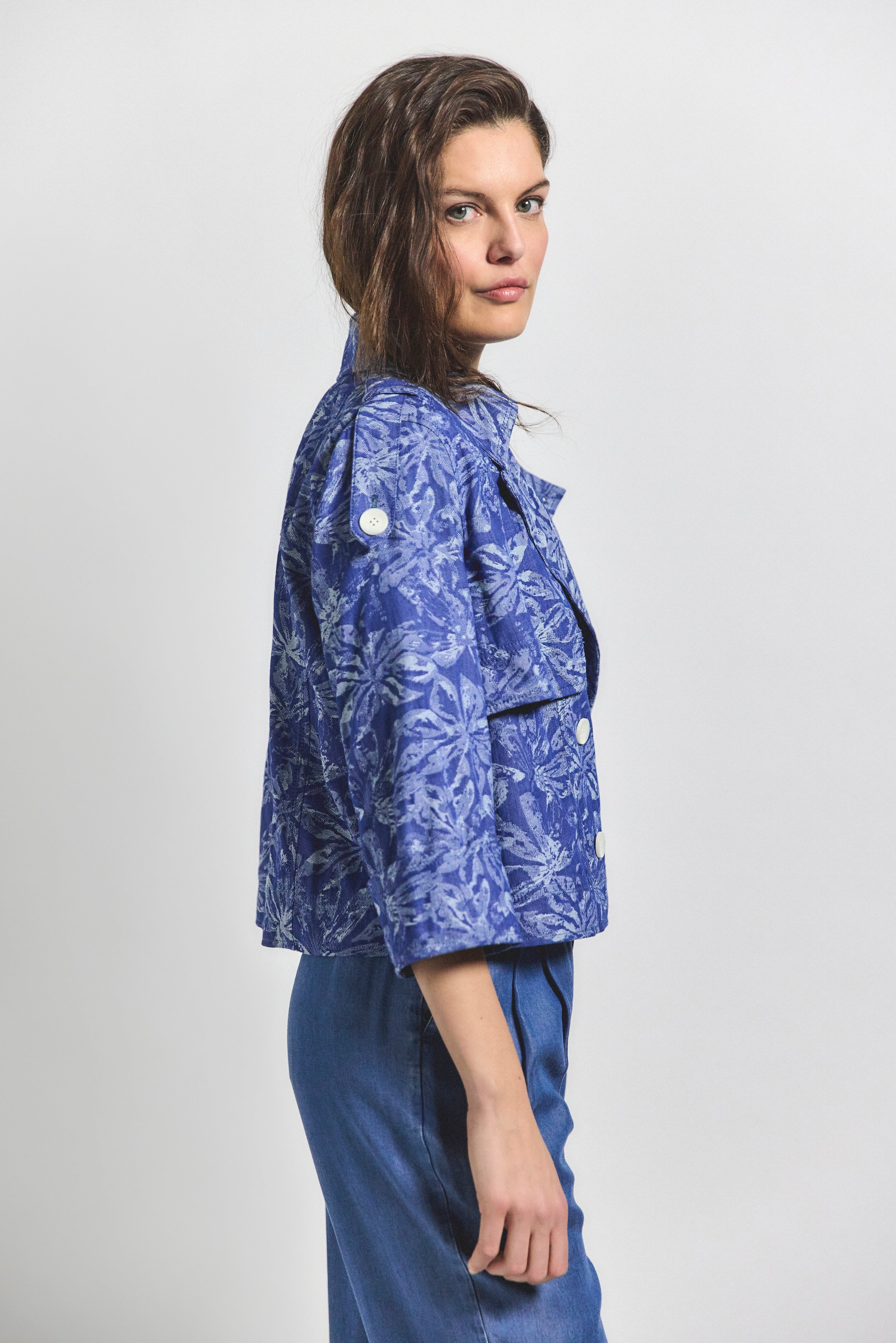 ELIJAH CROPPED TRENCH JACKET - 3