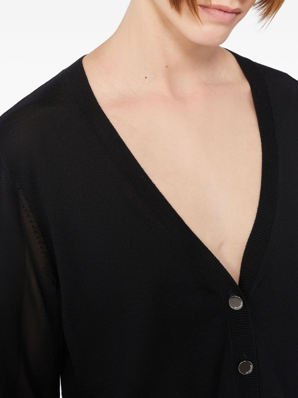 fine-knit cardigan - 5