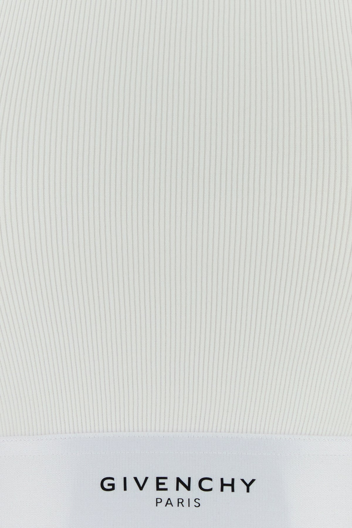 White stretch cotton top - 3