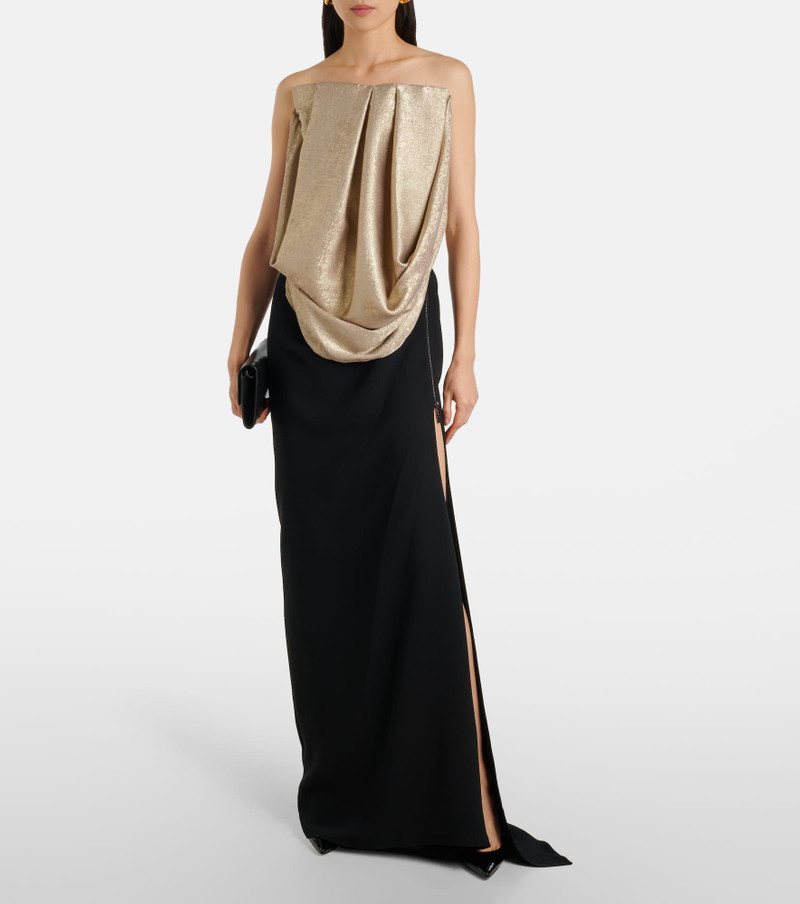 MATICEVSKI Indominable draped maxi skirt outlook