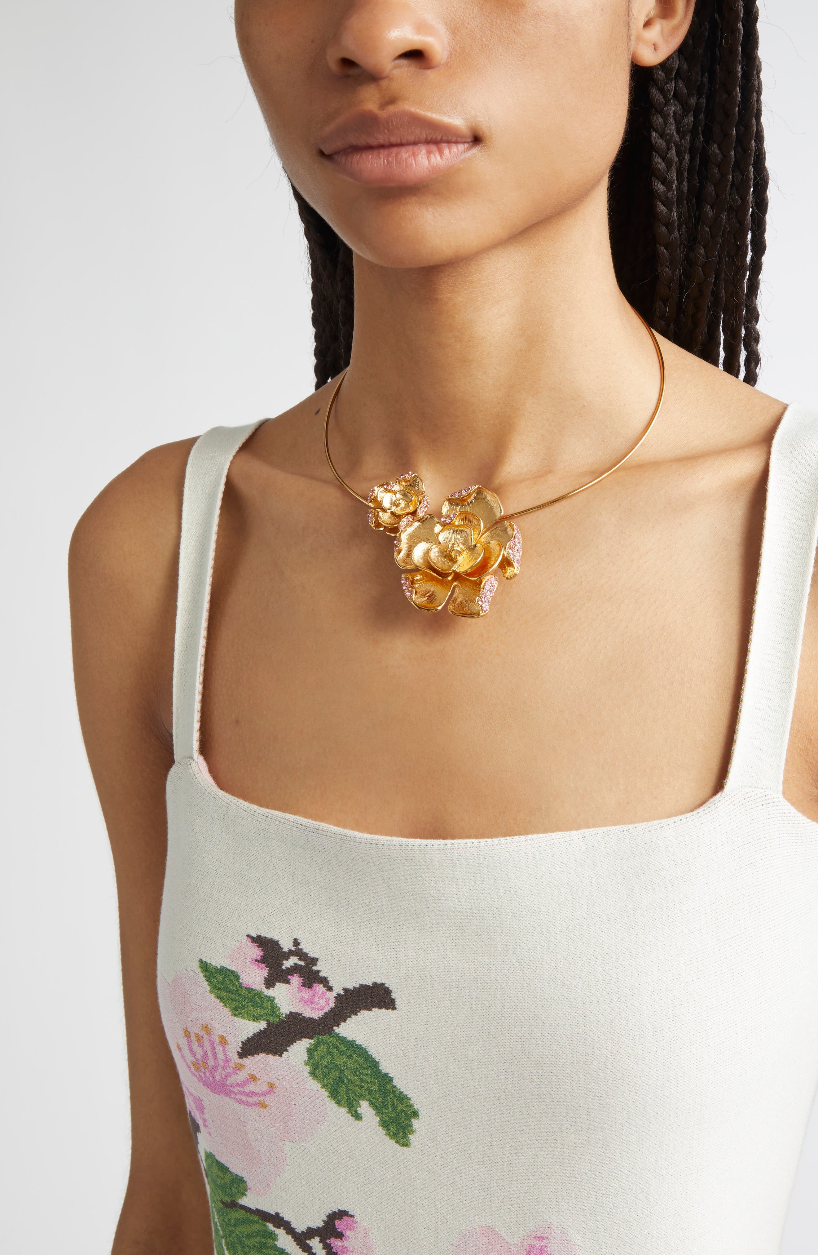 Oscar de la Renta Double Rose Necklace at Nordstrom - 2