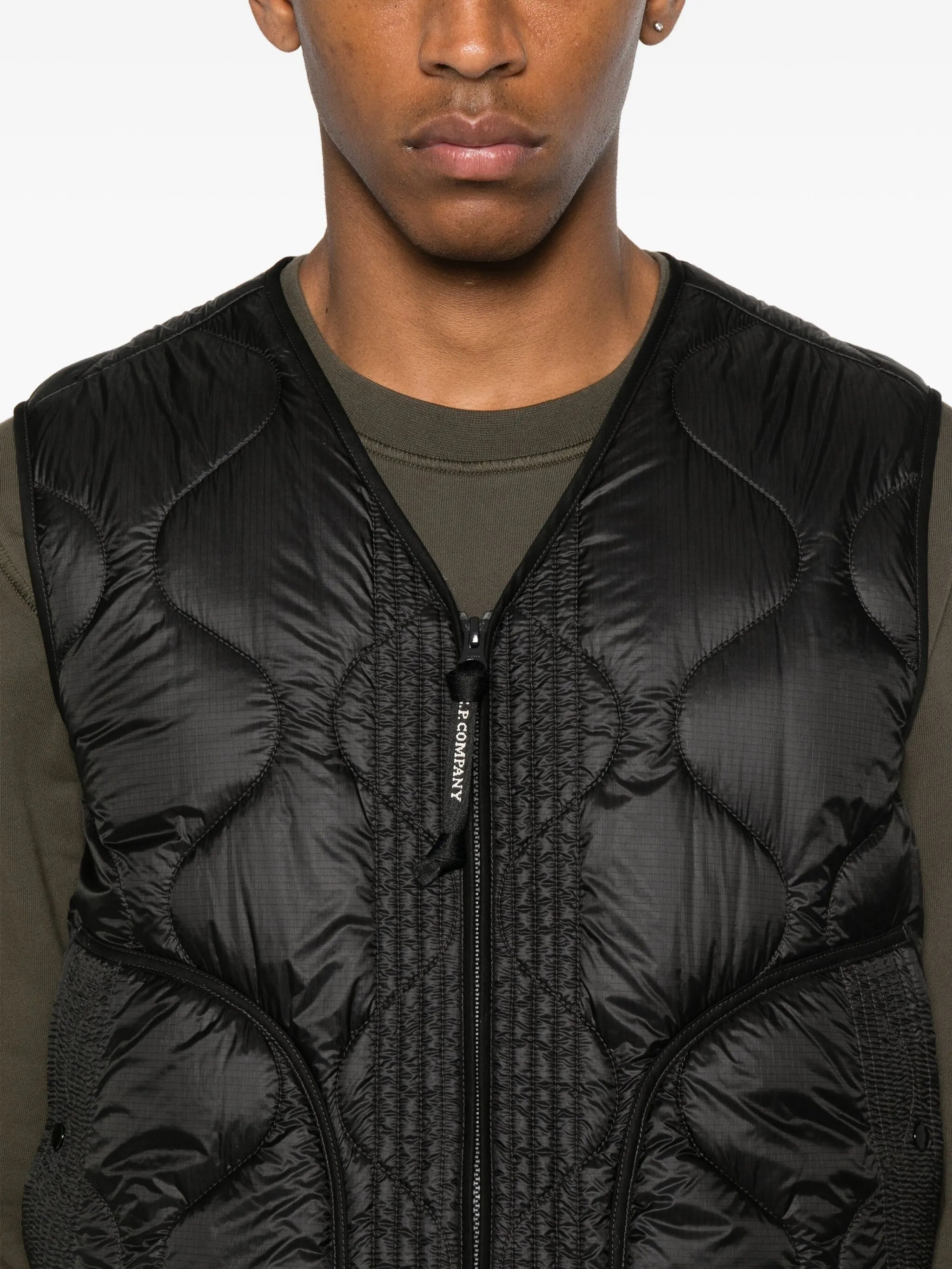 C.p. Company D.D. Shell Quilted Panelled Gilet - 5