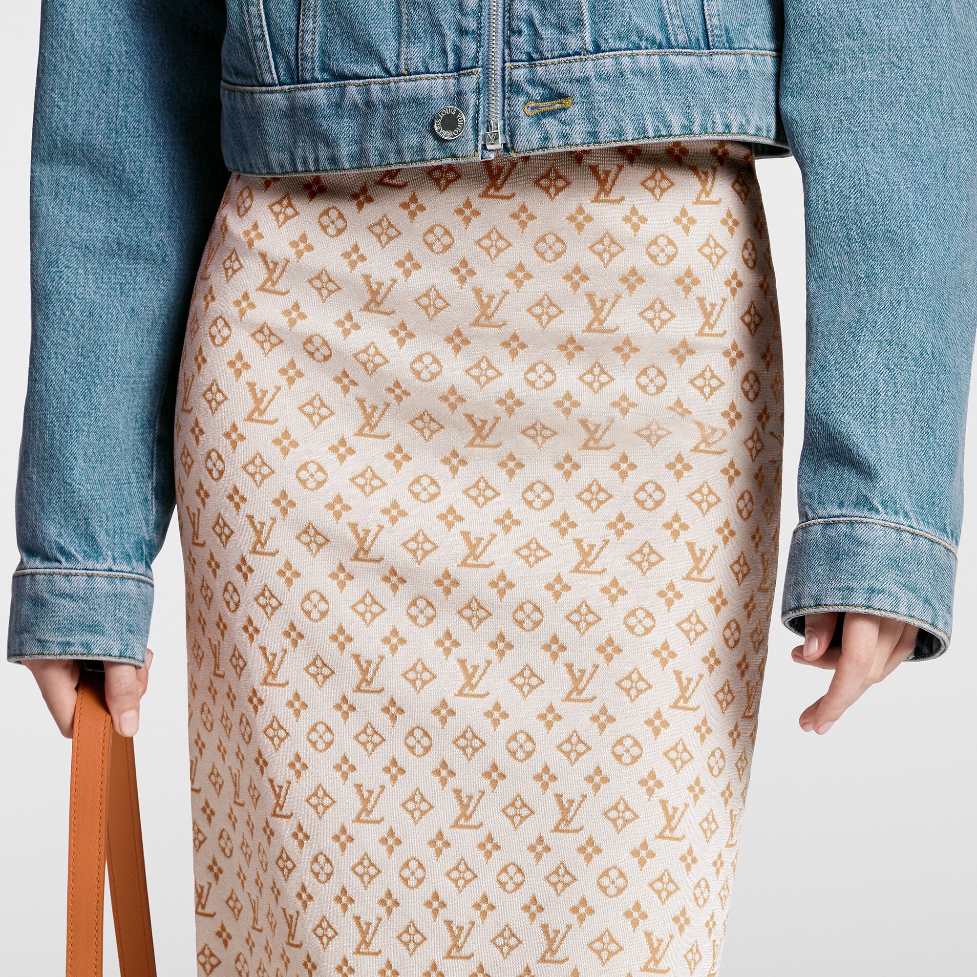 Monogram Jacquard Knit Skirt - 2
