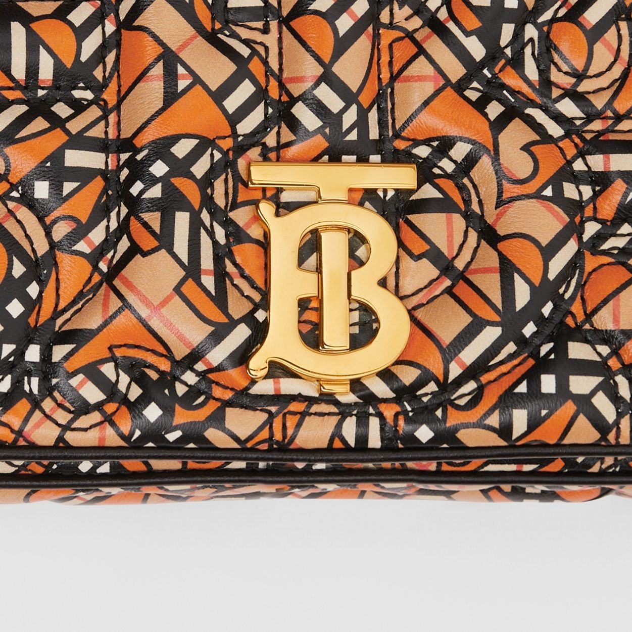 Small Monogram Print Quilted Lambskin Lola Bag - 4