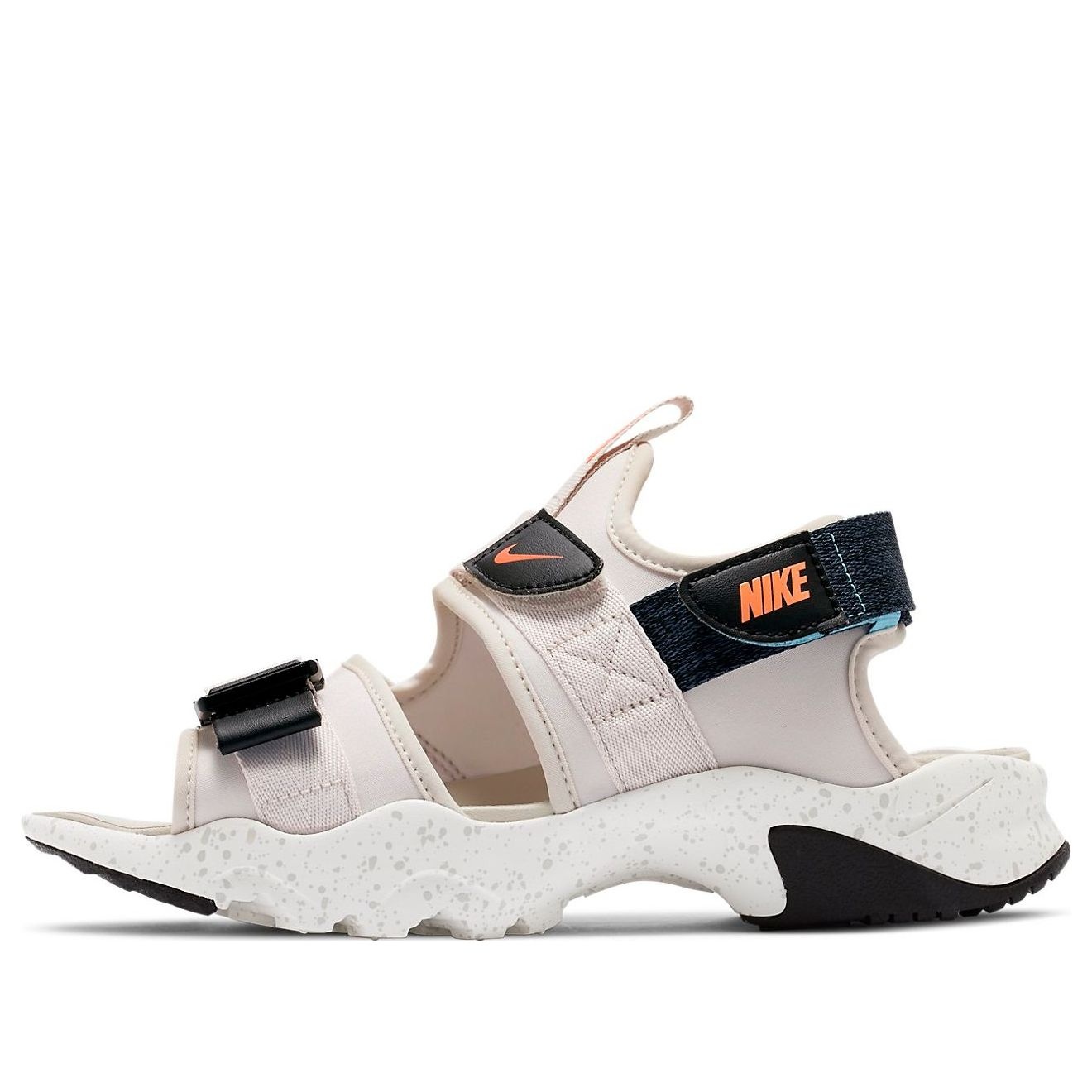 (WMNS) Nike Outdoor Open Toe Sports Sandals Beige 'Desert Sand Lagoon Pulse Black' CV5515-004 - 1