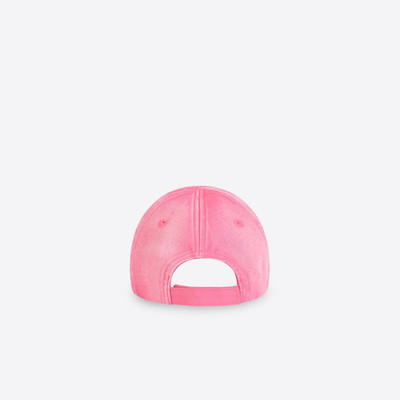 BALENCIAGA Balenciaga Cap in Fuchsia/black outlook