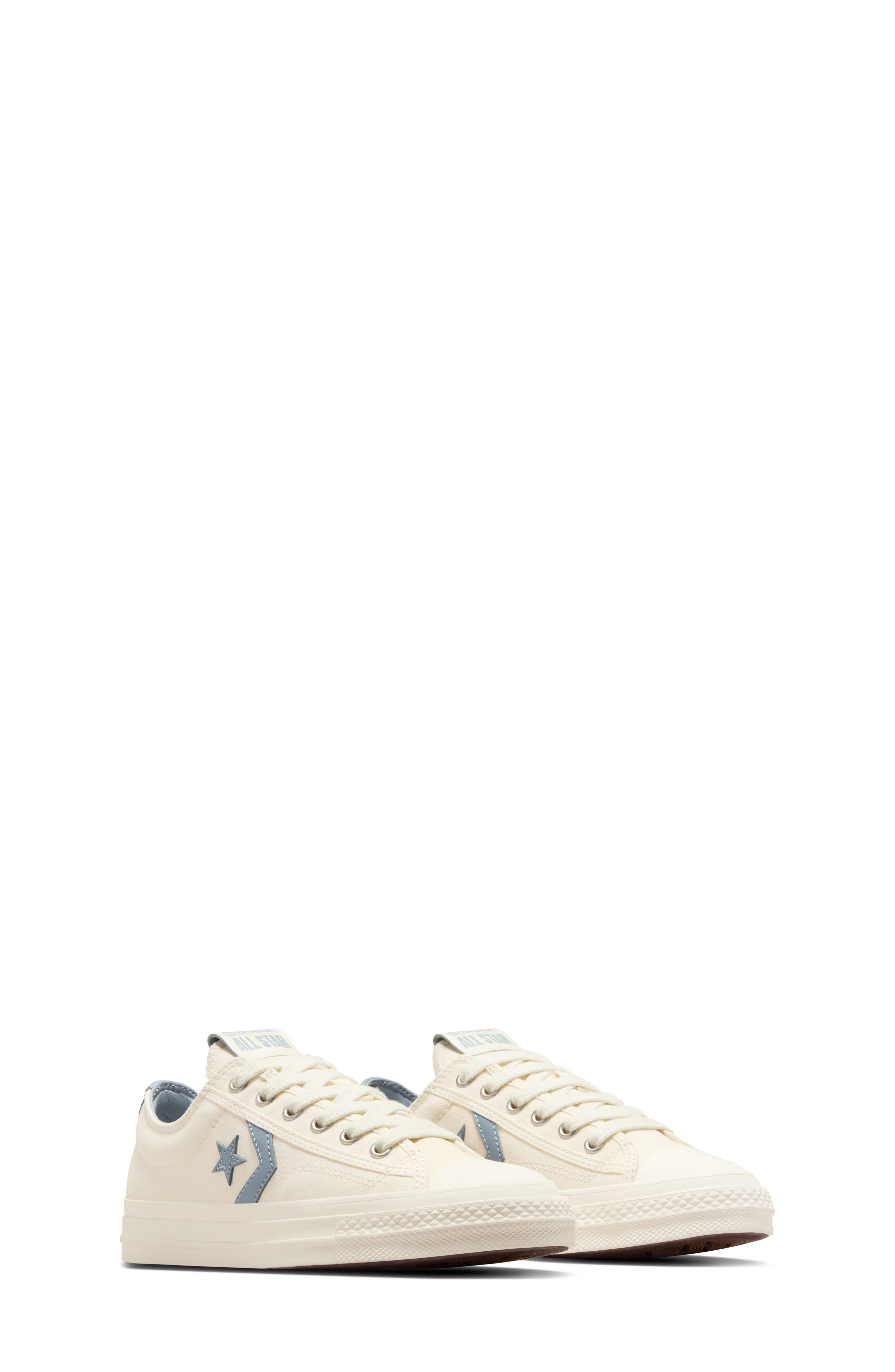 Converse Gender Inclusive Star Player 76 Oxford Sneaker in Egret/Egret/Wet Stone at Nordstrom - 5